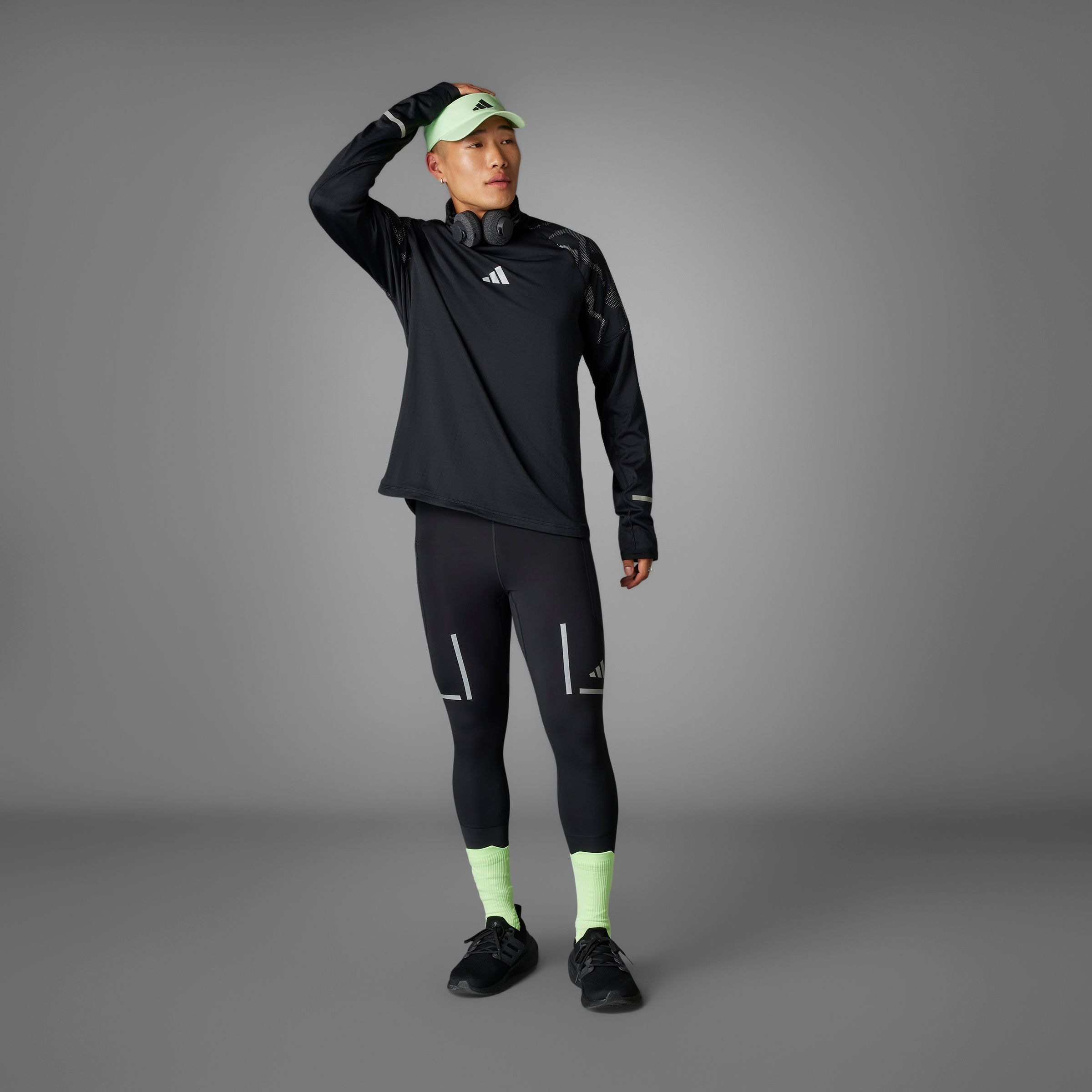 adidas Performance Rollkragenshirt »ULT HIVIS 1/2 M«, Running Langarmshirt