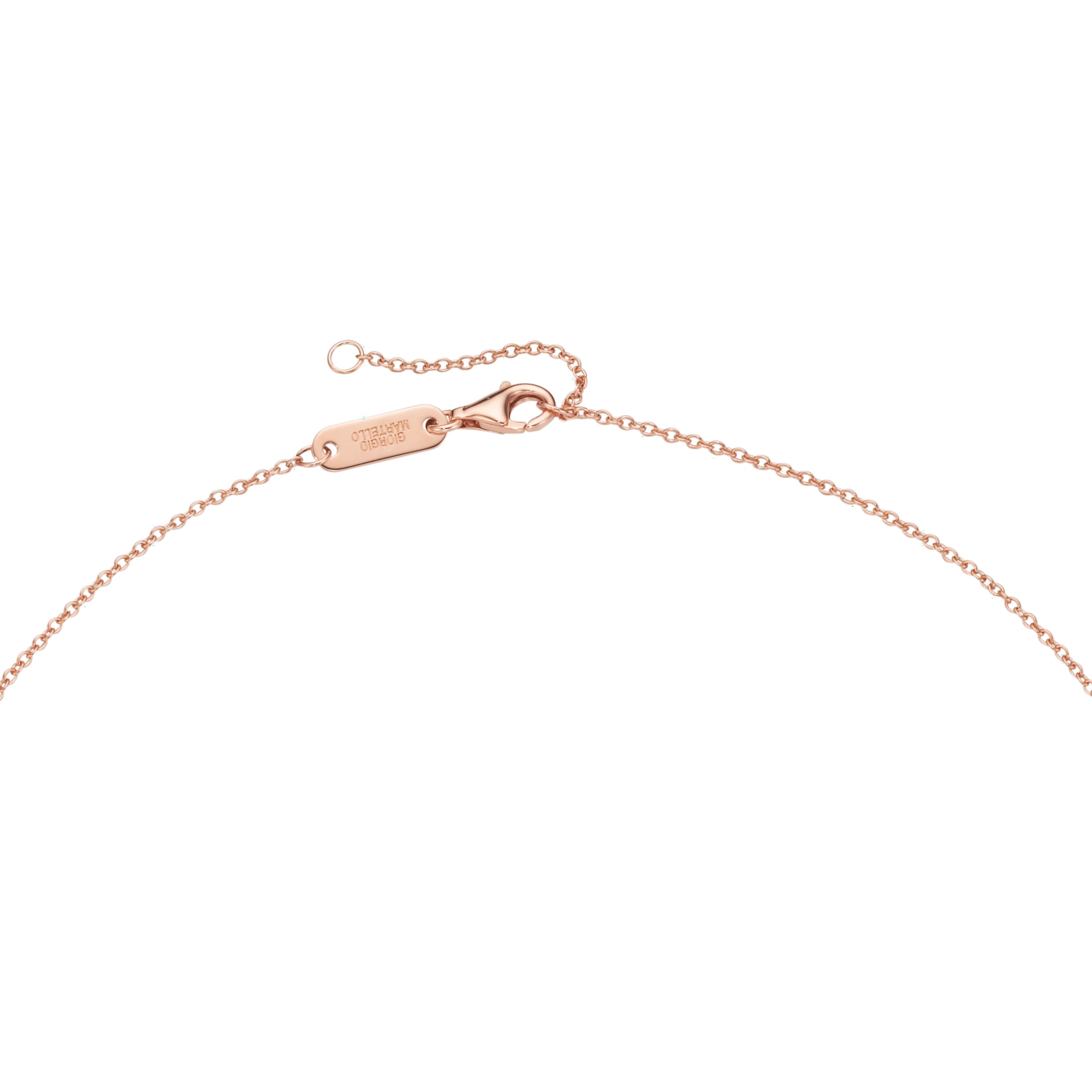 GIORGIO MARTELLO MILANO Collier »Collier mit synth. Rubin, Saphir und Kristallsteinen, Silber 925«