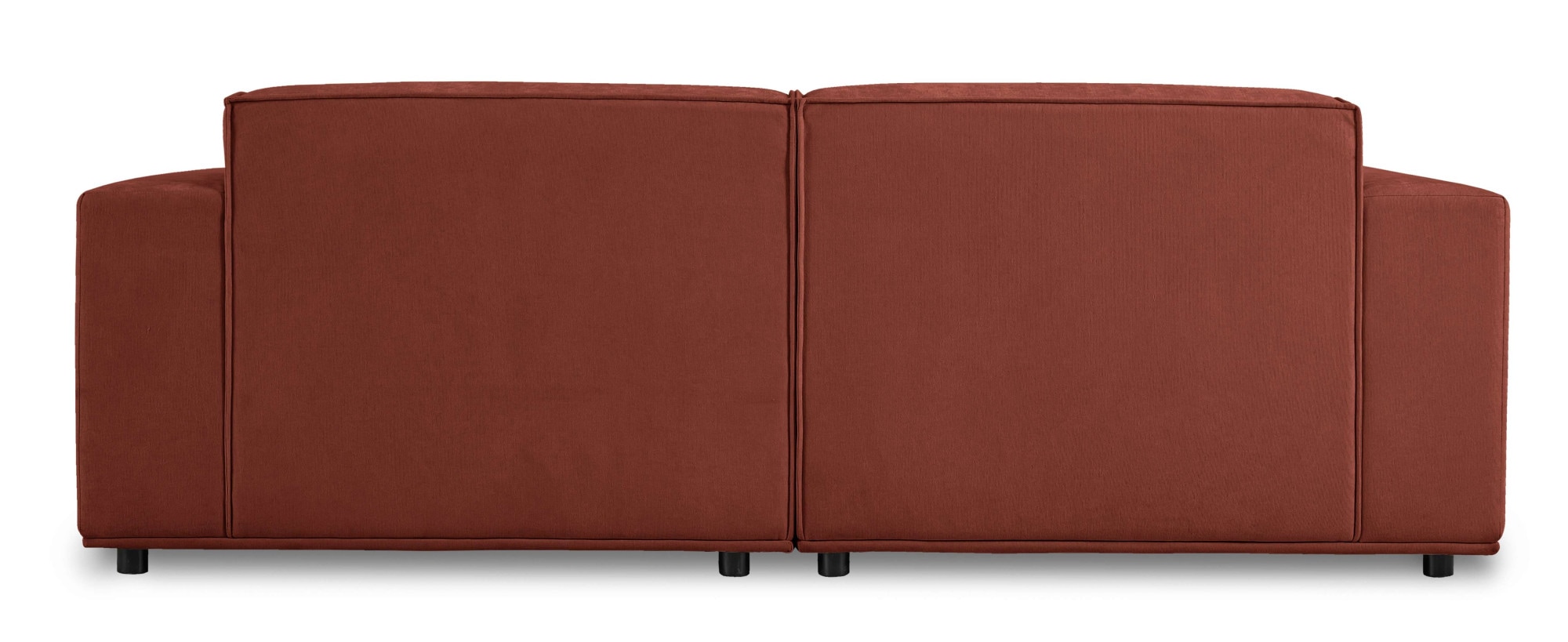 Home affaire 3-Sitzer »Avelin, 228 cm, Chenille, Struktur-Boucle«, mit Wellenunterfederung, Kedernaht, bodentief, Skandi-Design
