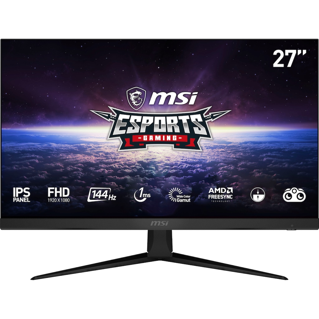 MSI Gaming-Monitor »Optix G271«, 69 cm/27 Zoll, 1920 x 1080 px, Full HD, 1 ms Reaktionszeit, 144 Hz, 3 Jahre Herstellergarantie