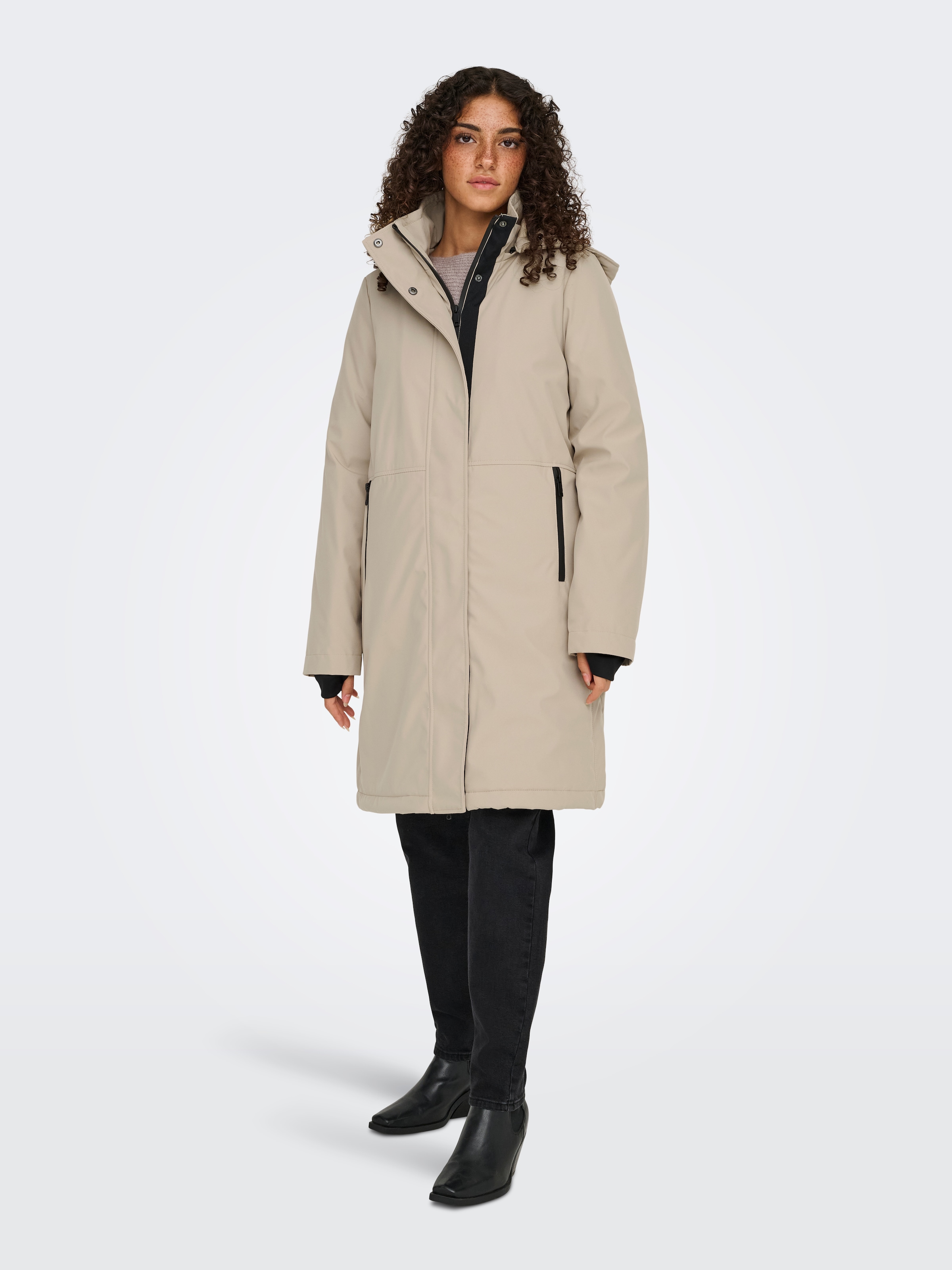 ONLY Parka »ONLKARA PARKA OS OTW« mit Kapuze