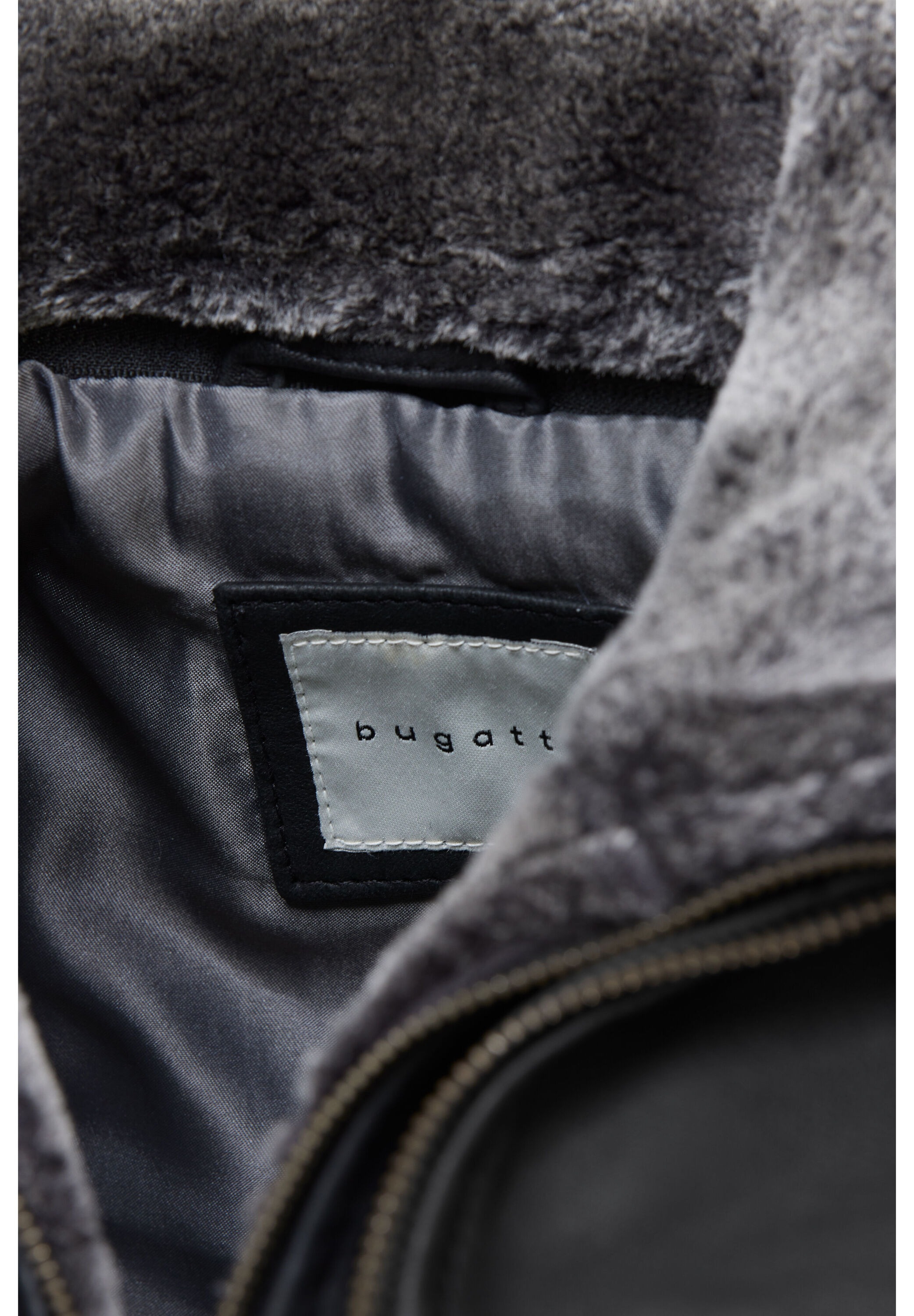 bugatti Lederjacke »BULORIOT« ohne Kapuze aus hochwertigem Leder