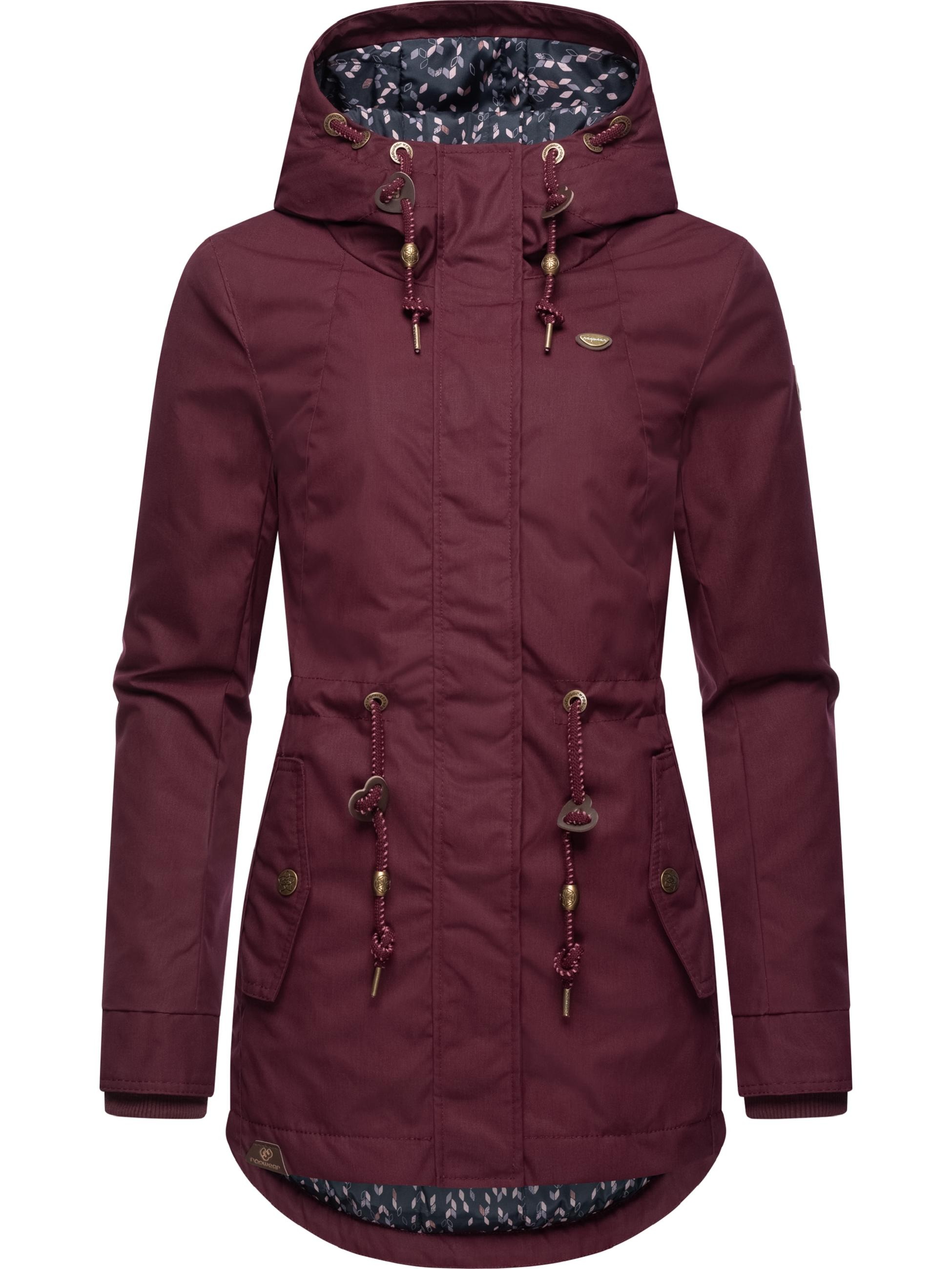 Ragwear Wintermantel »Winterjacke Monadis Black Label«, stylischer Winterparka für die kalte Jahreszeit