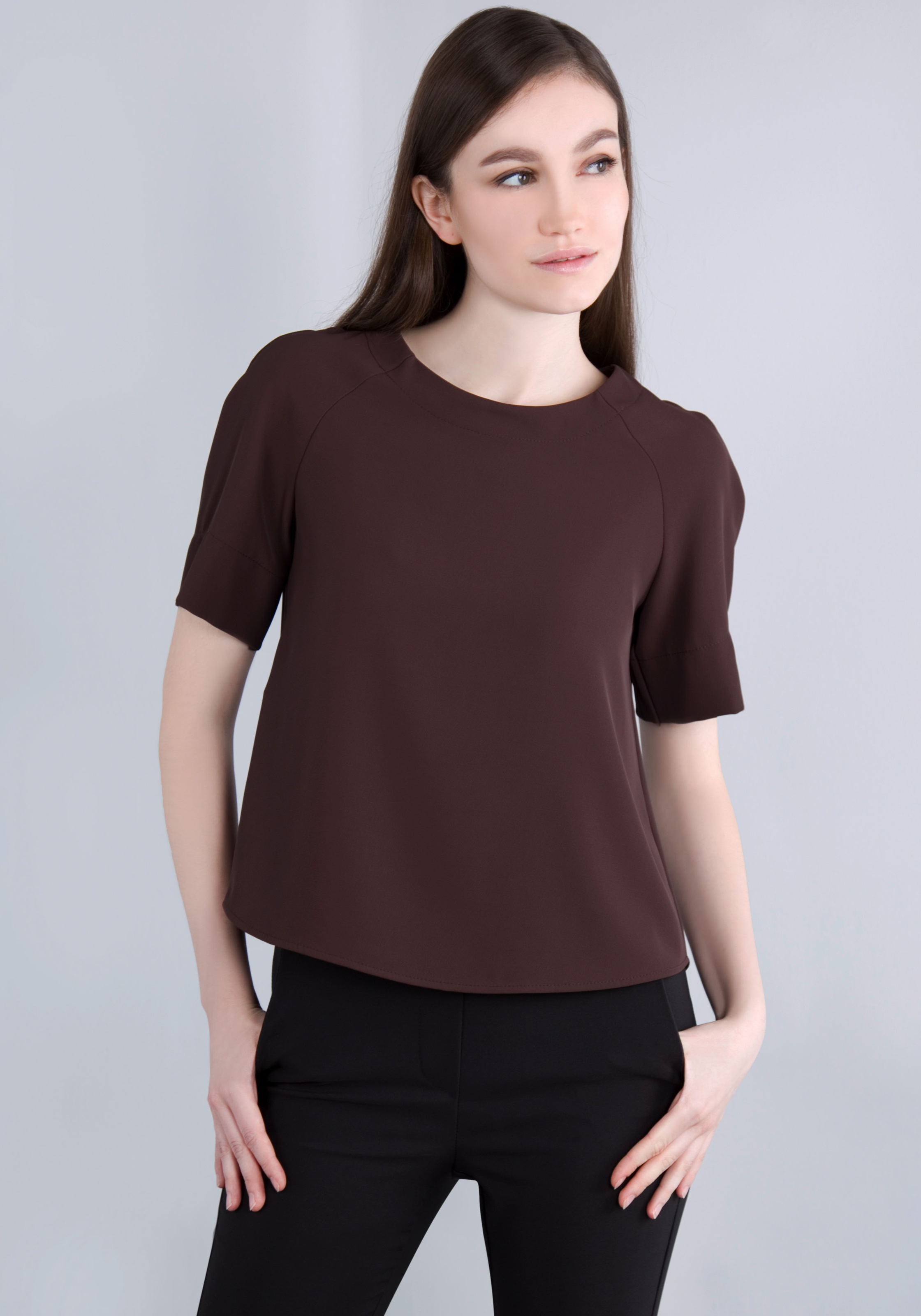 IMPERIAL Rundhalsshirt, mit Stretch