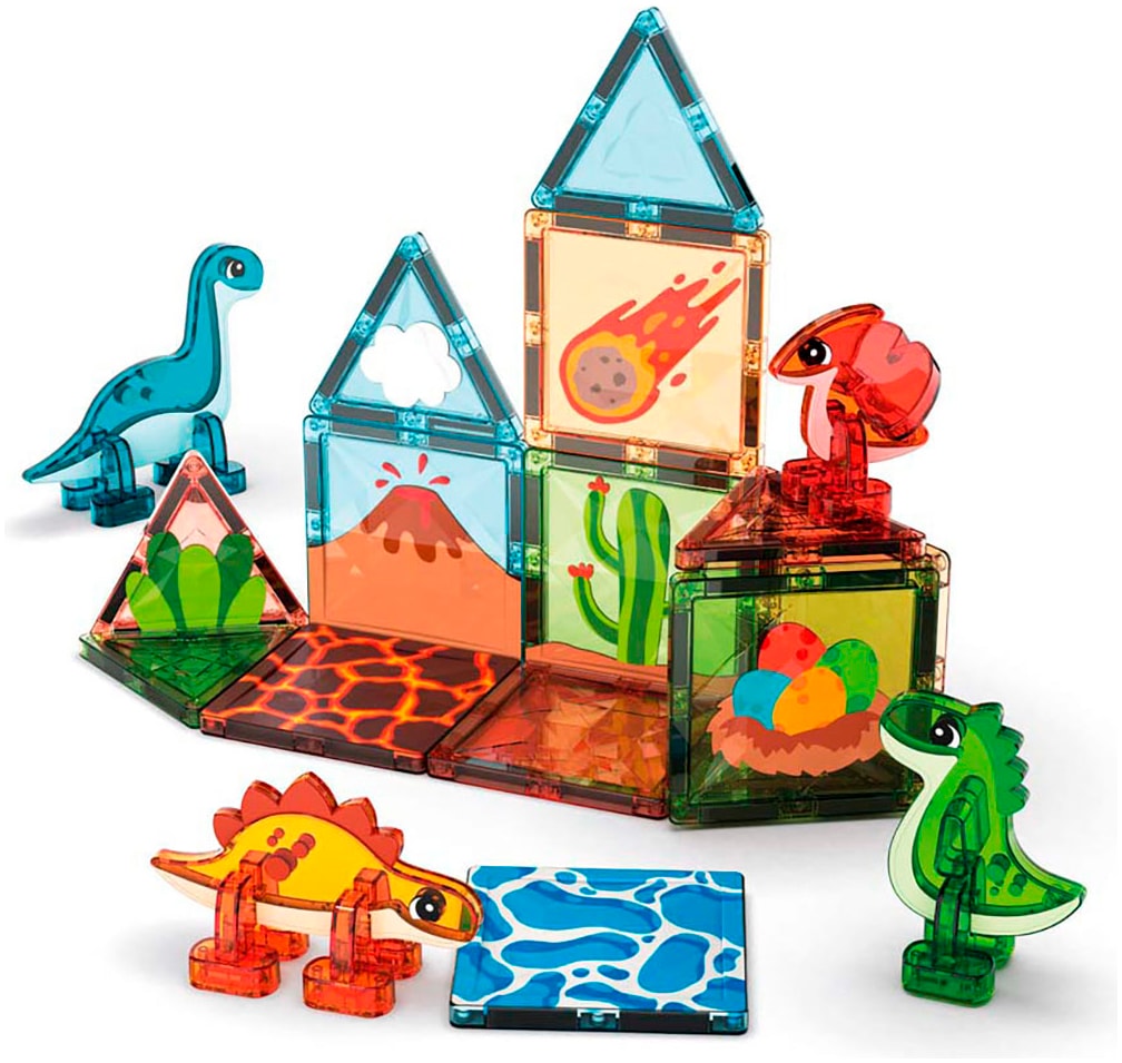 Geomag™ Magnetspielbausteine »GEOMAG™  Magnetic Tiles Dino World«