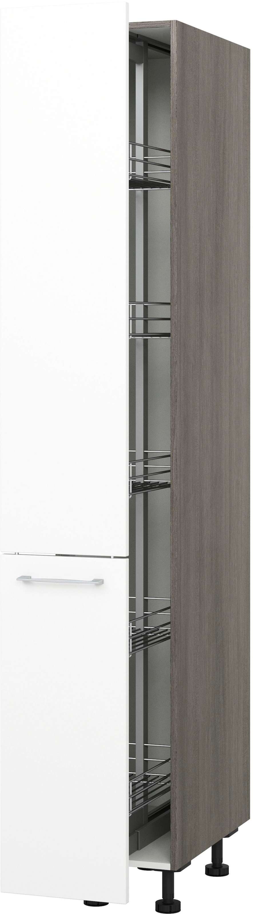 Express Küchen Apothekerschrank »Trea SVAV30-195«, inklusive 5  verstellbarer Drahtkörbe, Höhe 195 cm, Breite 30 cm bei OTTO | Vorratsschränke