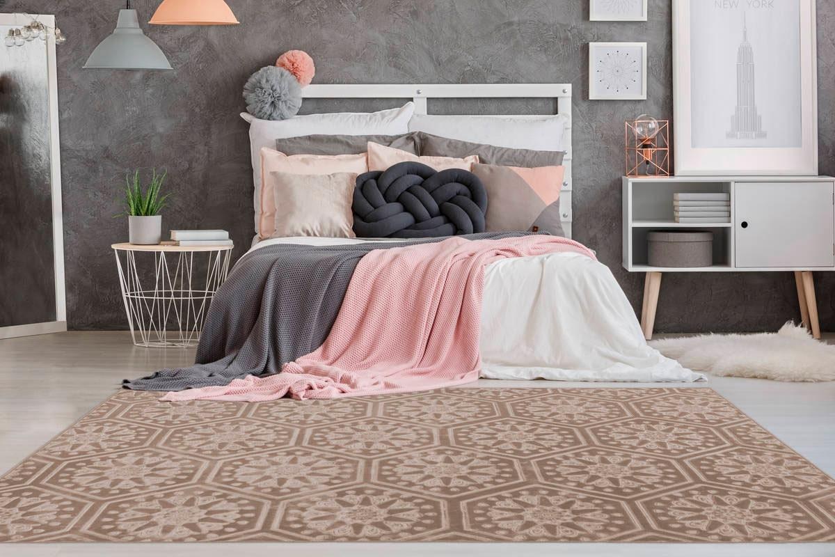 Arte Espina Teppich »Monroe 200« rechteckig 7 mm Höhe besonders weich durch Microfaser, Wohnzimmer