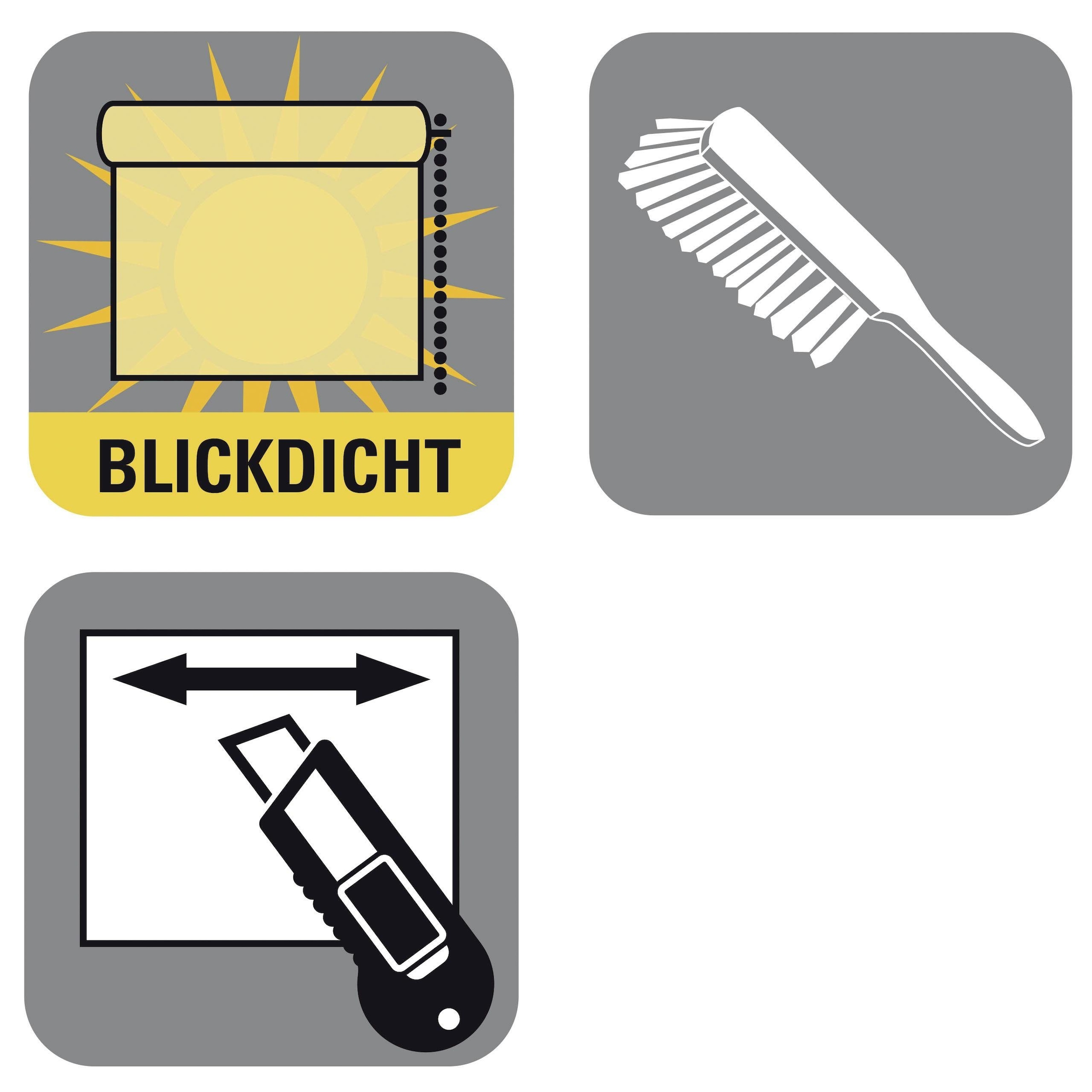 GARDINIA Seitenzugrollo »Easyfix Rollo Triangle«, Lichtschutz, Sichtschutz, mit Bohren/ohne Bohren, freihängend, mit Triangle Motiv