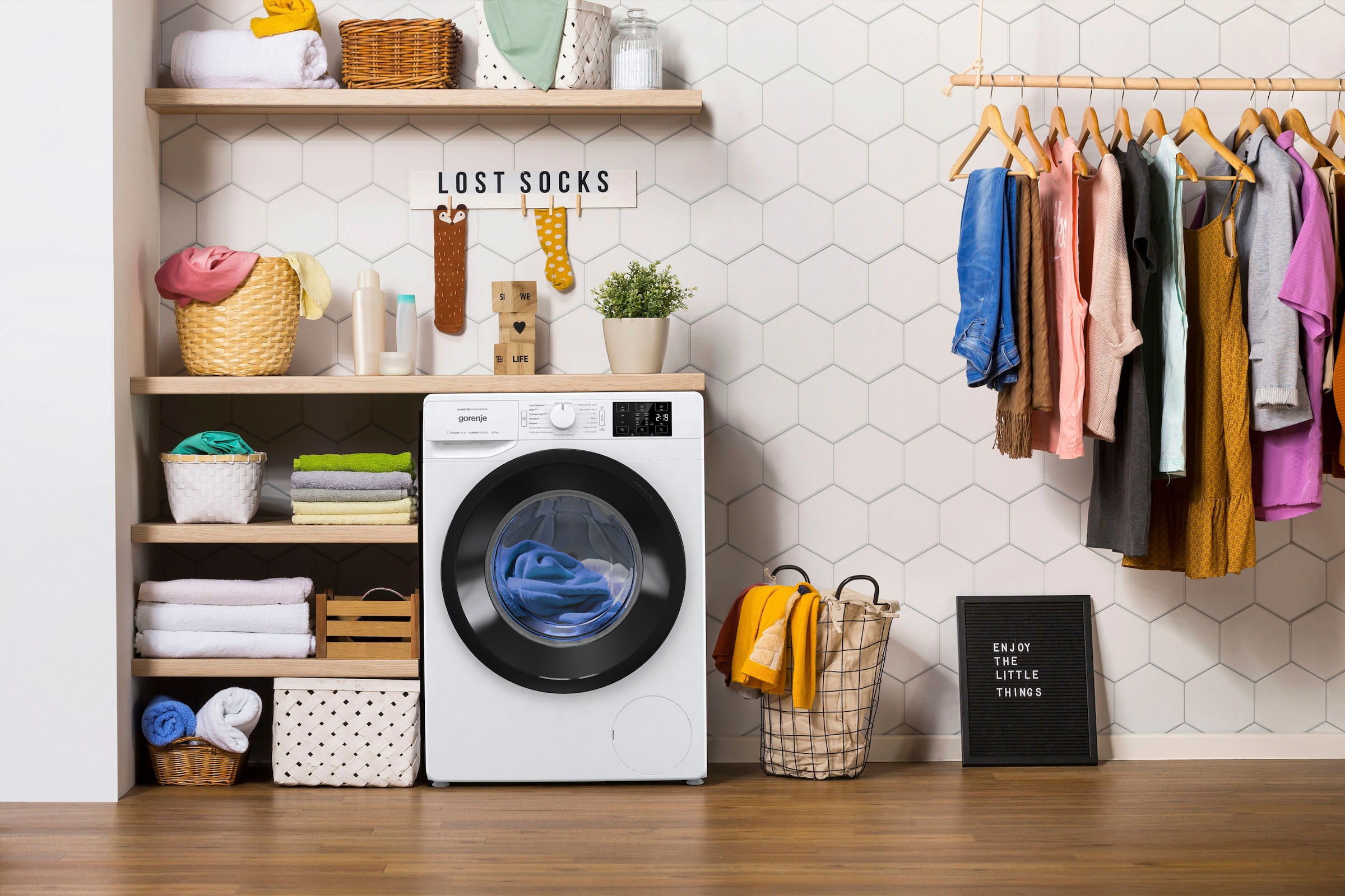 GORENJE Waschmaschine »WNEI74ADPS«, 7 kg, 1400 U/min