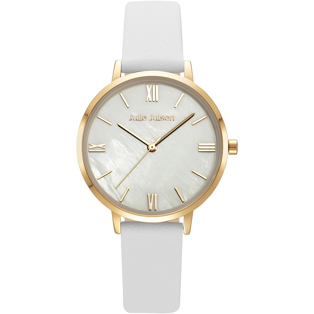 Julie Julsen Quarzuhr »Roman Gold White, JJW1431YGL-9«