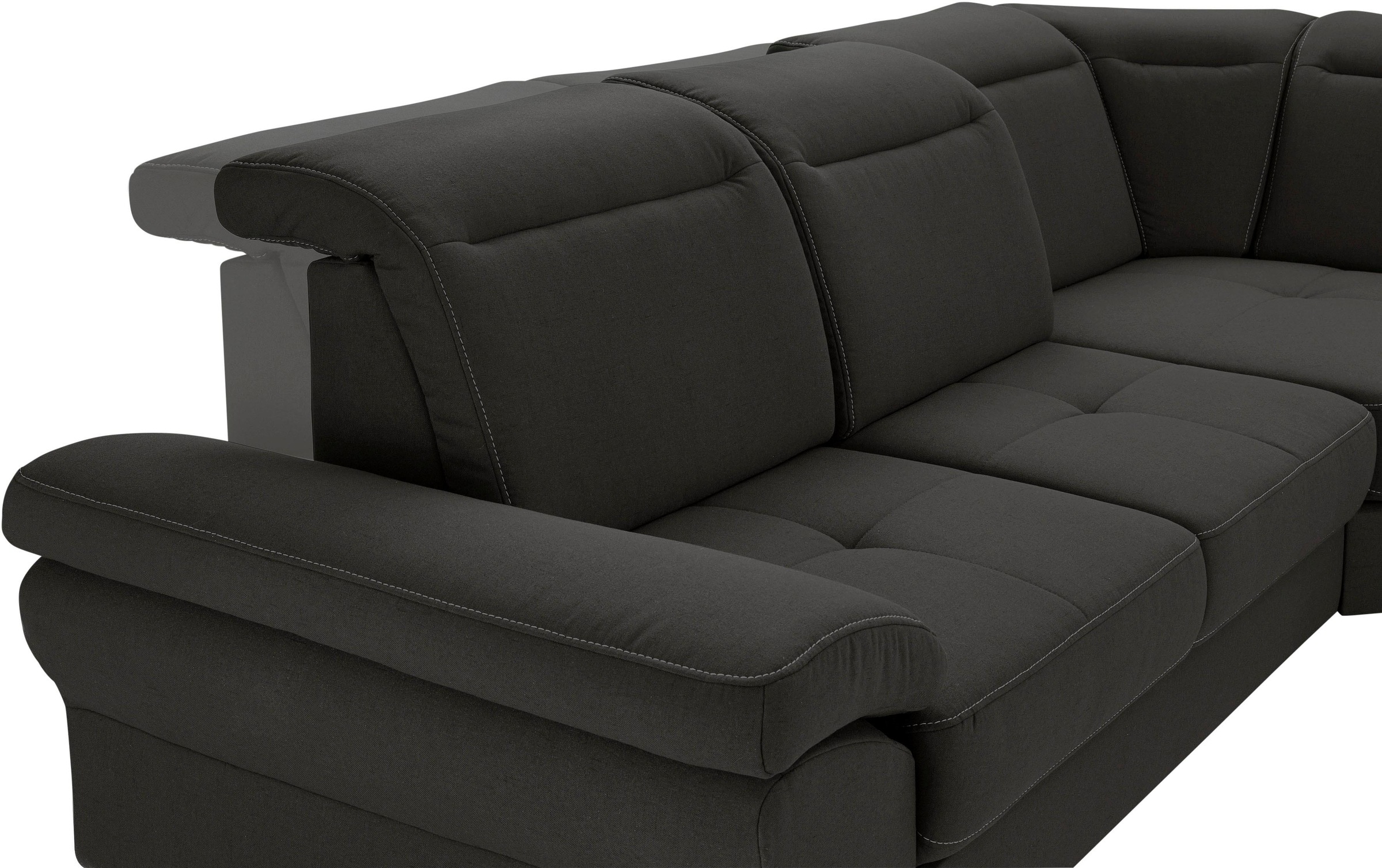 Home affaire Ecksofa »Cornwall L-Form« incl. Sitztiefenverstellung, mit Bettfunktion und Kopfteilverstellung