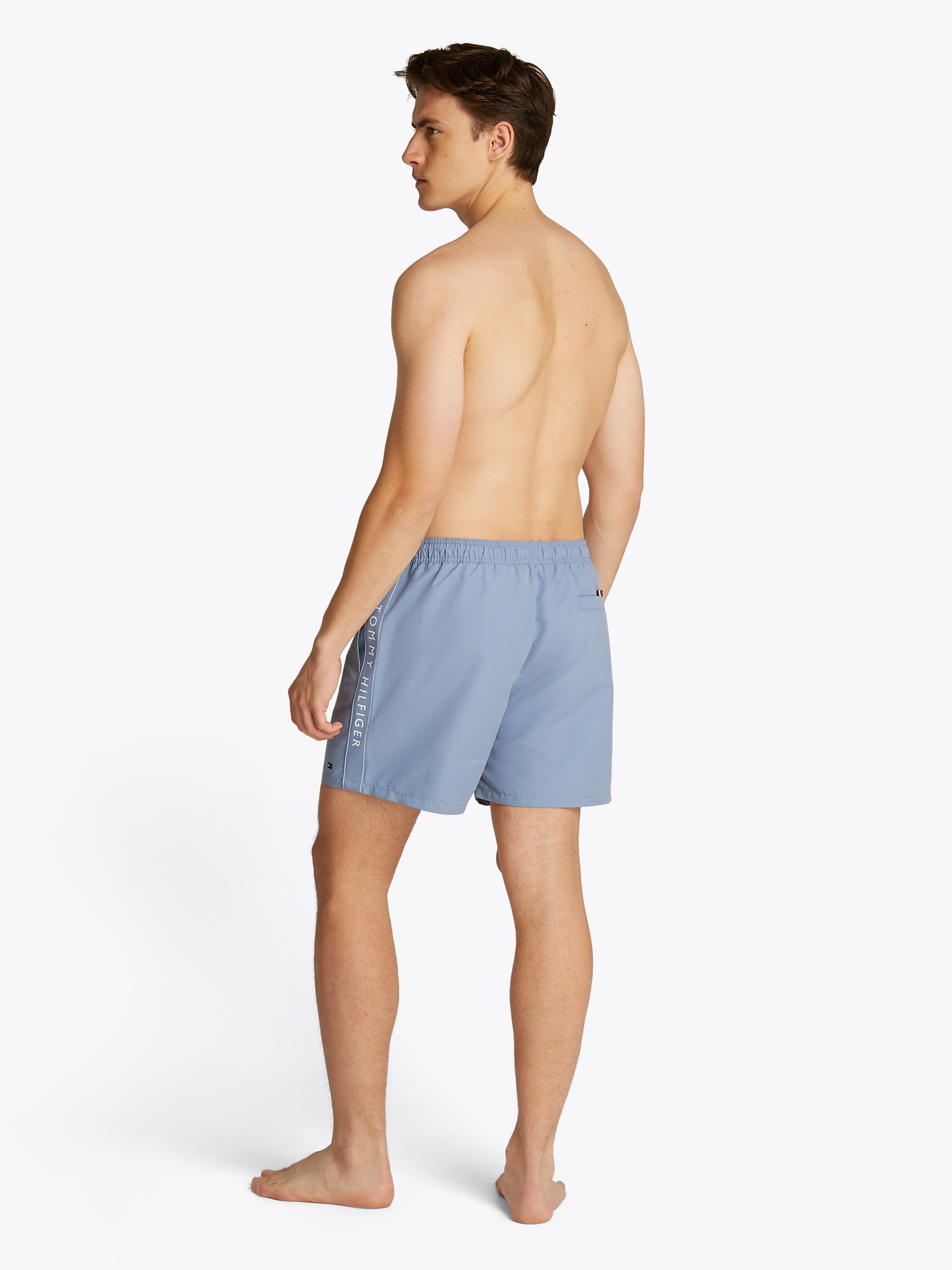 Tommy Hilfiger Swimwear Badeshorts »MEDIUM DRAWSTRING TAPE«, mit Logo-Band
