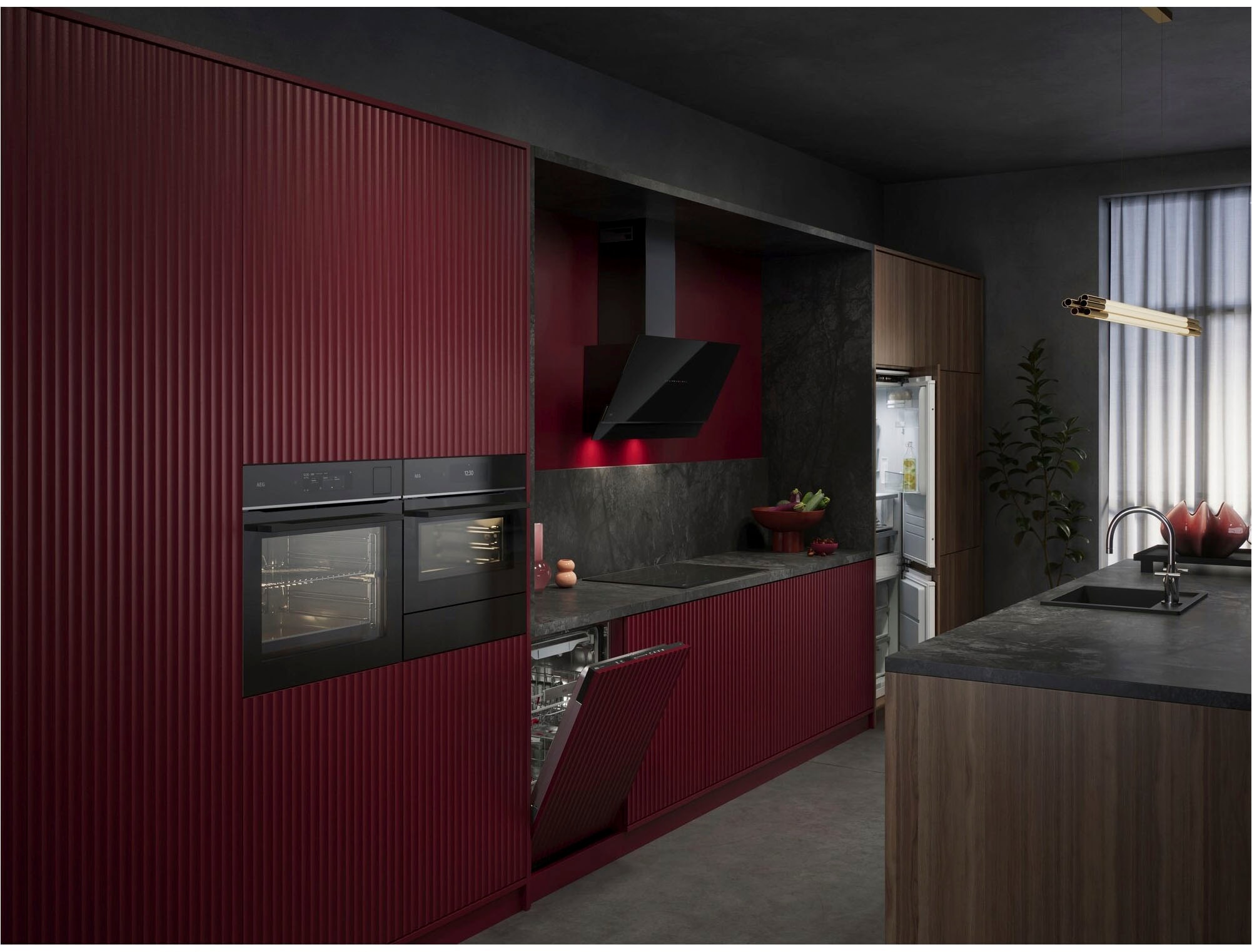 AEG vollintegrierbarer Geschirrspüler Serie 8000, 60 cm, WiFi »GI8200B2SO« 14 tlg. Maßgedecke Wasserparende Spülmaschine mit nur 8,4 l kraftvoll gegen Eingebranntes