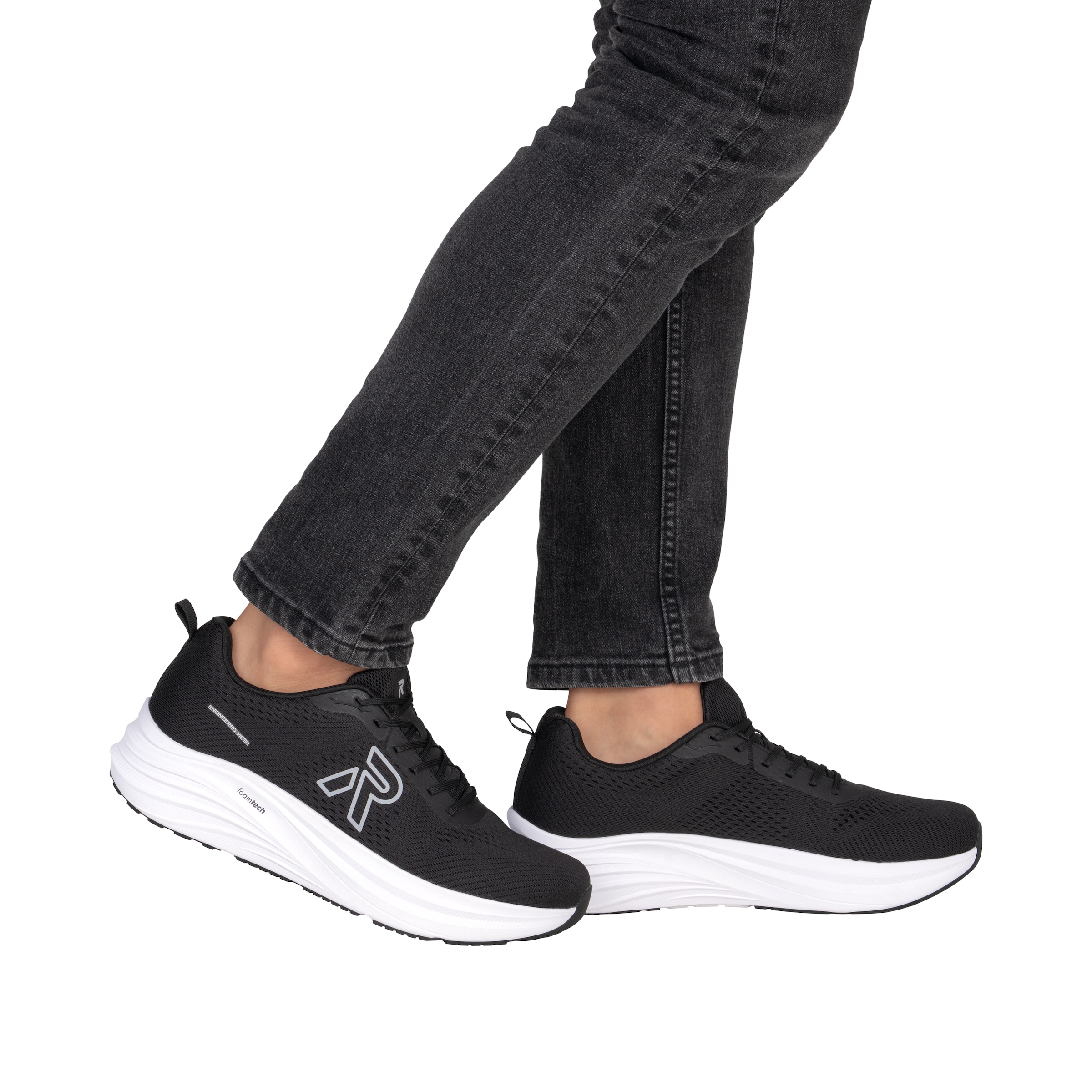 RIEKER Sport Plateausneaker  Freizeitsneaker, Halbschuh, Schnürschuh mit Plateau