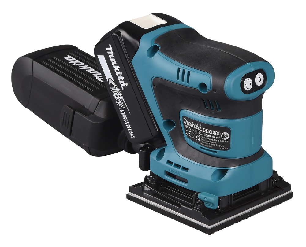 Makita Akku-Schwingschleifer »DBO480Z«, LXT 18V • 112x102 mm • 14.000 min-1, ohne Akku und Ladegerät