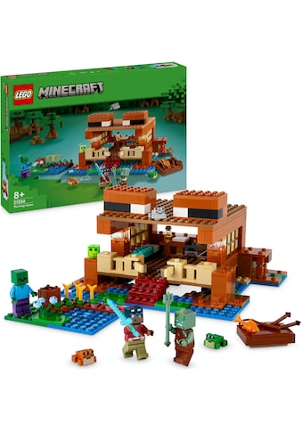 Konstruktionsspielsteine »Das Froschhaus (21256), LEGO Minecraft«, (400 St.), Made in...