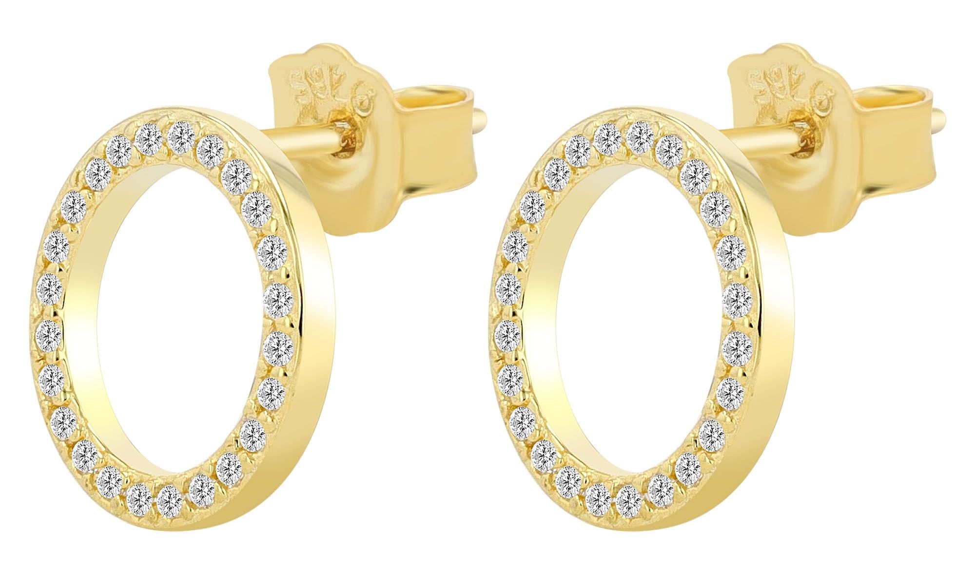 Adelia´s Paar Ohrstecker »Damen Ohrringe ¿ Ohrstecker aus 925 Silber«