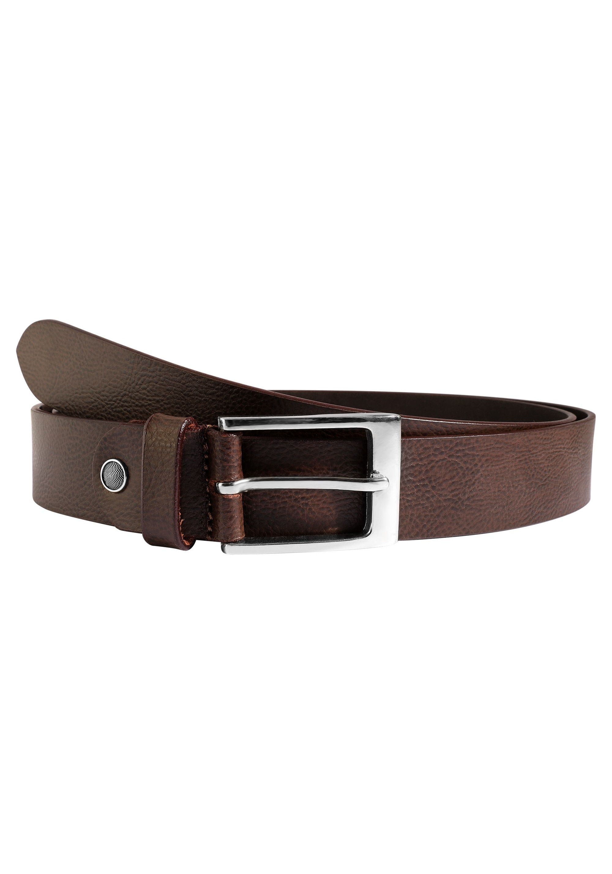 Leonardo Verrelli Ledergürtel »Echt Leder, braun, 2. Wahl , 90 cm - 120 cm (Bundweite), kürzbar«