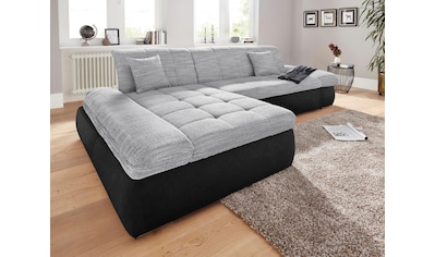 Ecksofa »PB Moric wahlweise mit Bettfunktion + Armteilverstellung, L-Form«, im...