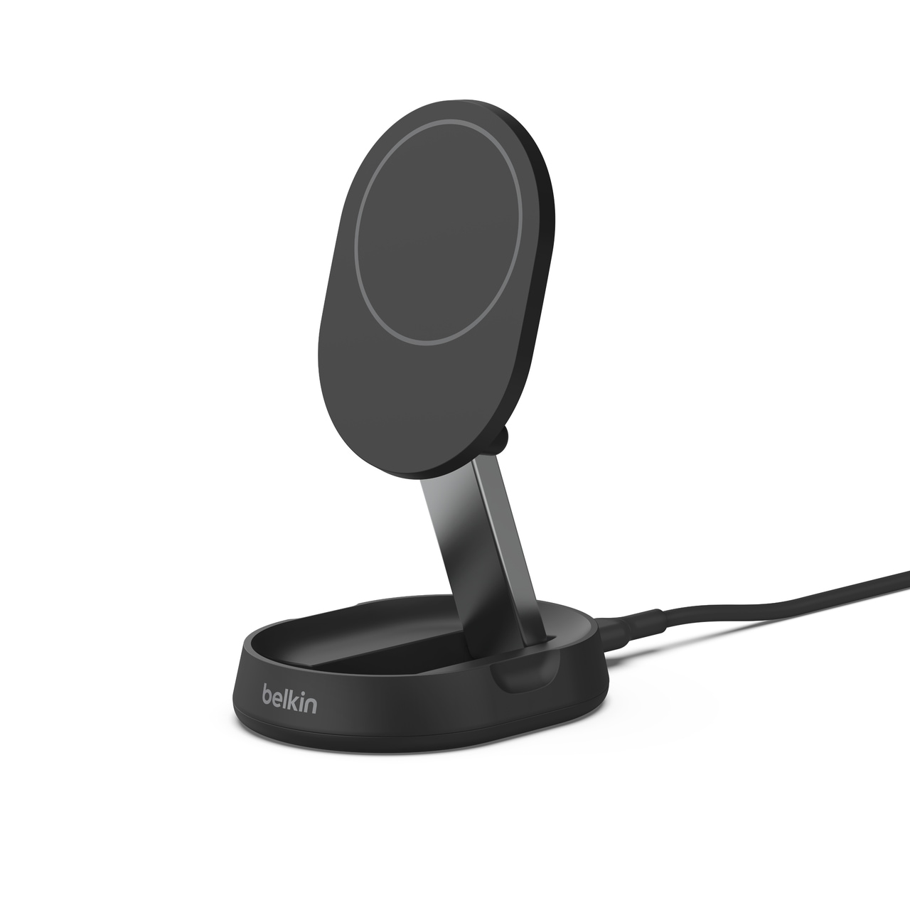 Belkin Wireless Charger »BoostCharge Pro verstellbare magnetische Ladestation mit Qi2 (15 W)«, für Apple iPhone 12/13/14/15 mini/Pro/Max/Pro Max/Plus mit MagSafe