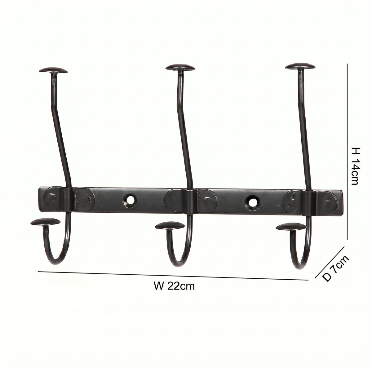 Ambiente Haus Garderobenhaken »Hakenleiste (B) 22cm« Garderobenleiste mit 3 Haken