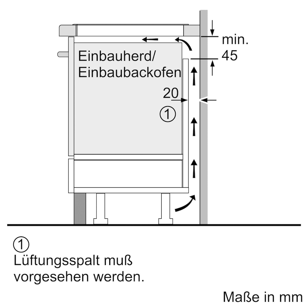 BOSCH Induktions Herd-Set »HEA578BS1«, HEA578BS1, Pyrolyse-Selbstreinigung