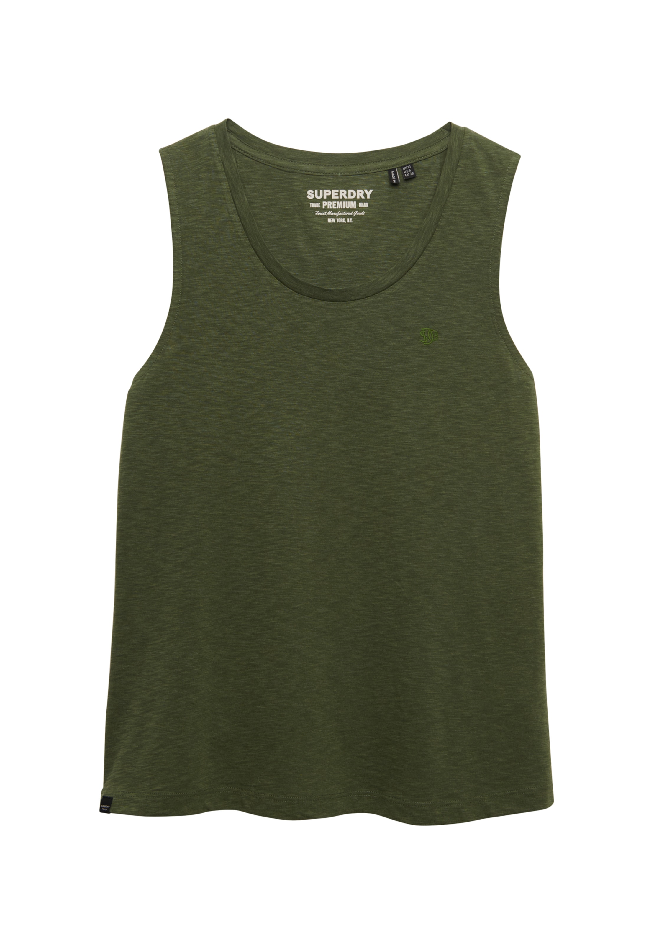 Superdry Tanktop »SCOOP NECK TANK« Baumwollmischung, regular fit