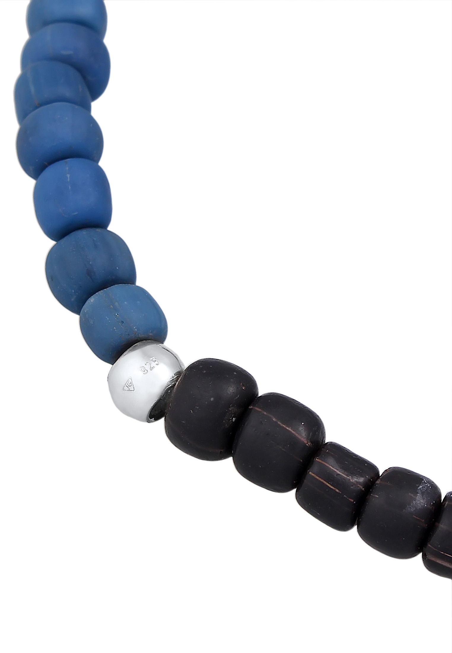 Kuzzoi Armkette »Armband Glas Beads 925 Silber«