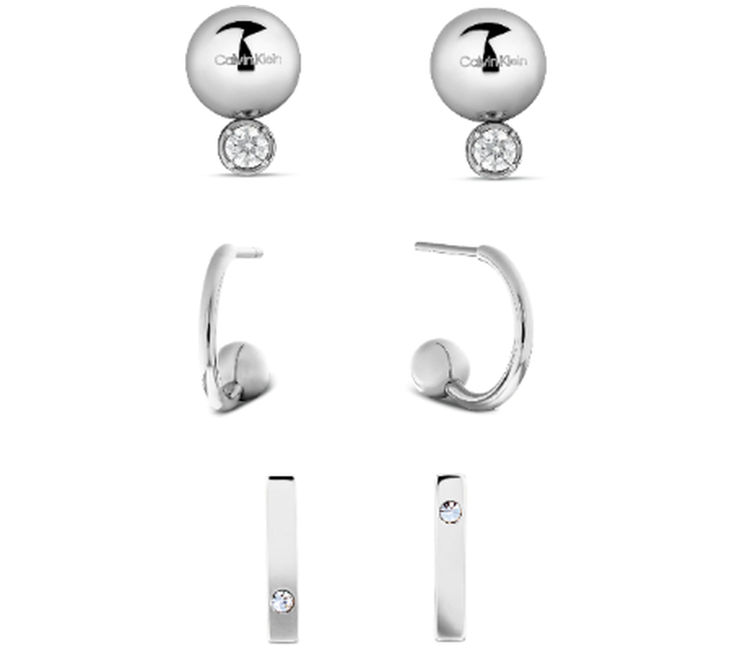 Calvin Klein Ohrring-Set »CK Pure Essentials« mit Glasstein