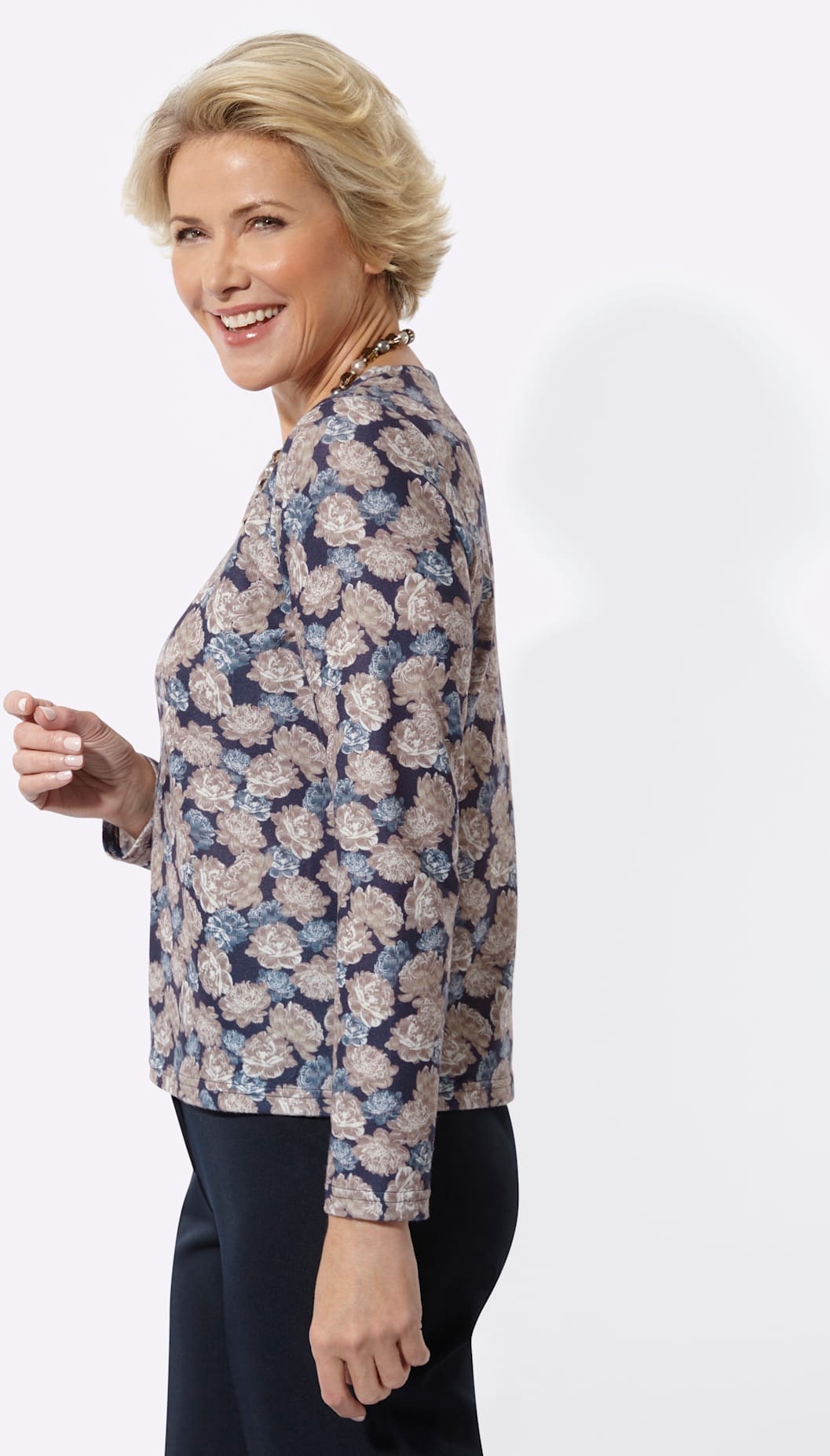 Classic Langarmshirt »Rundhals-Shirt« 1