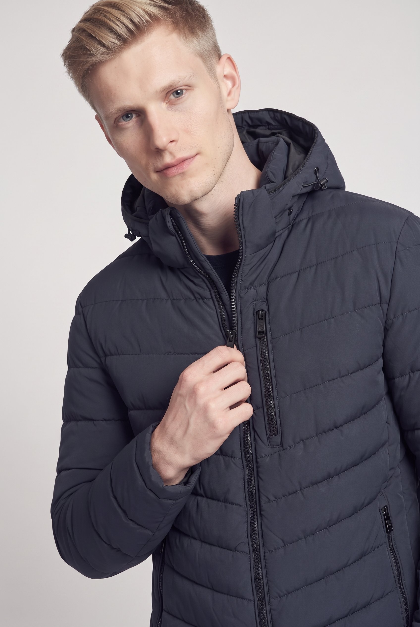 CASAMODA Steppjacke mit Kapuze Winterjacke mit Kapuze