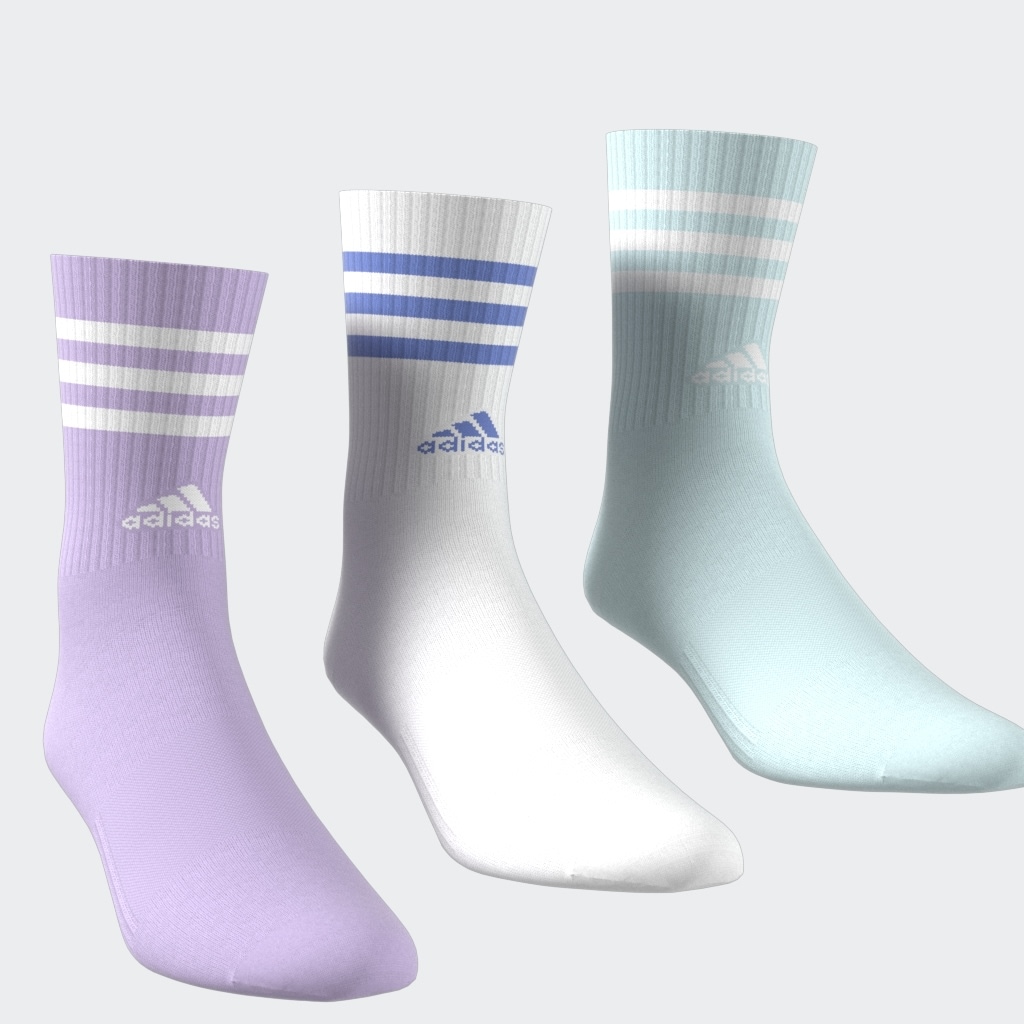 adidas Performance Funktionssocken »3STREIFEN CUSHIONED CREW SOCKEN, 3 PAAR«, (3 Paar)
