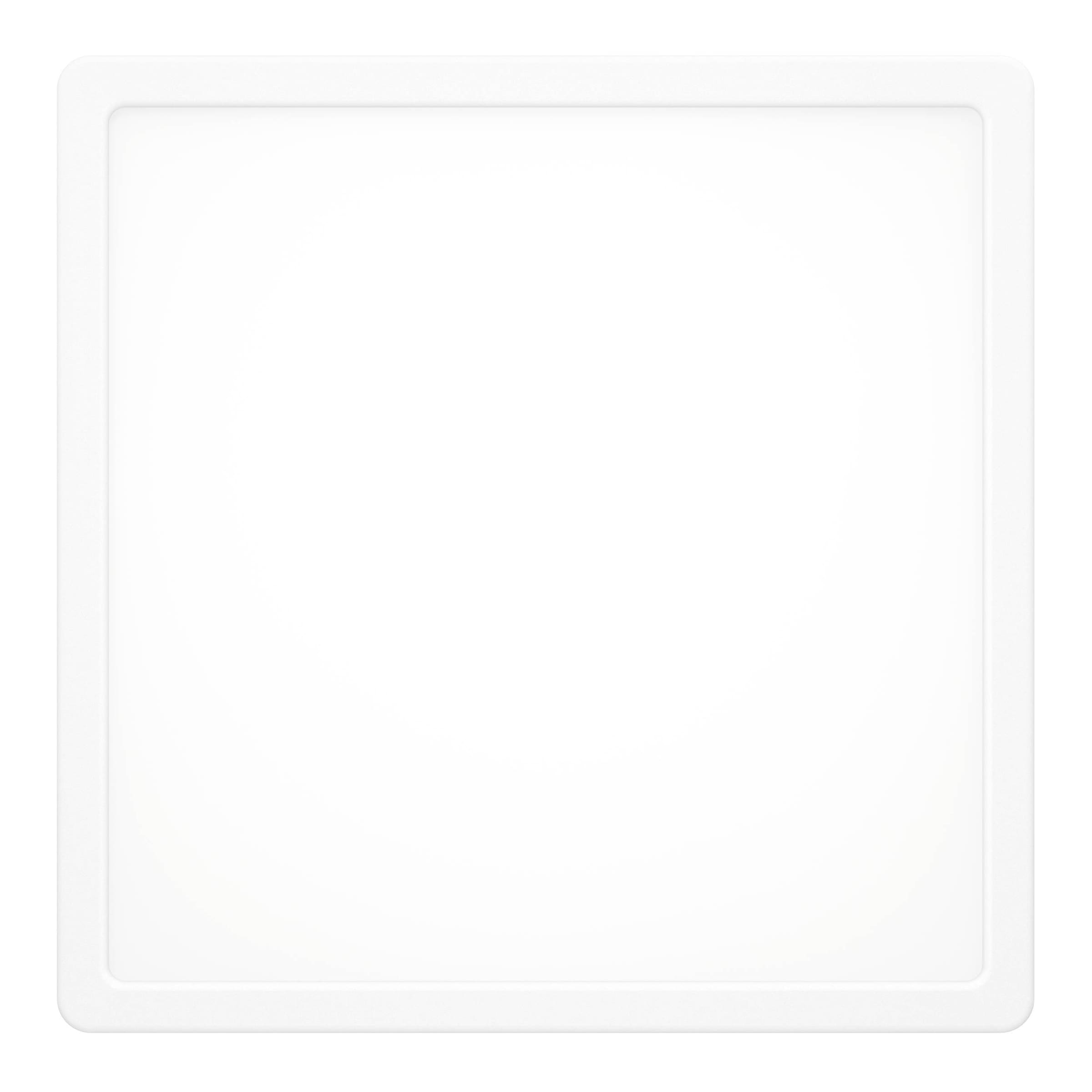 EGLO Aufbauleuchte »Fueva 6-Z Deckenlampe, ZigBee, App und Sprachsteuerung, Badlampe, IP44« LED-Modul 1 Stk. Kaltweiß | RGB Aufbauleuchte - L29,5 x B29,5 x H2,5 cm - weiß - 13,5W inkl.