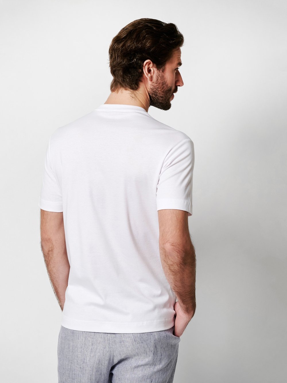 DESOTO T-Shirt »Jersey T-Shirt Rundhalsausschnitt halbarm«, Mit Rundhalsausschnitt, Strech-Qualität