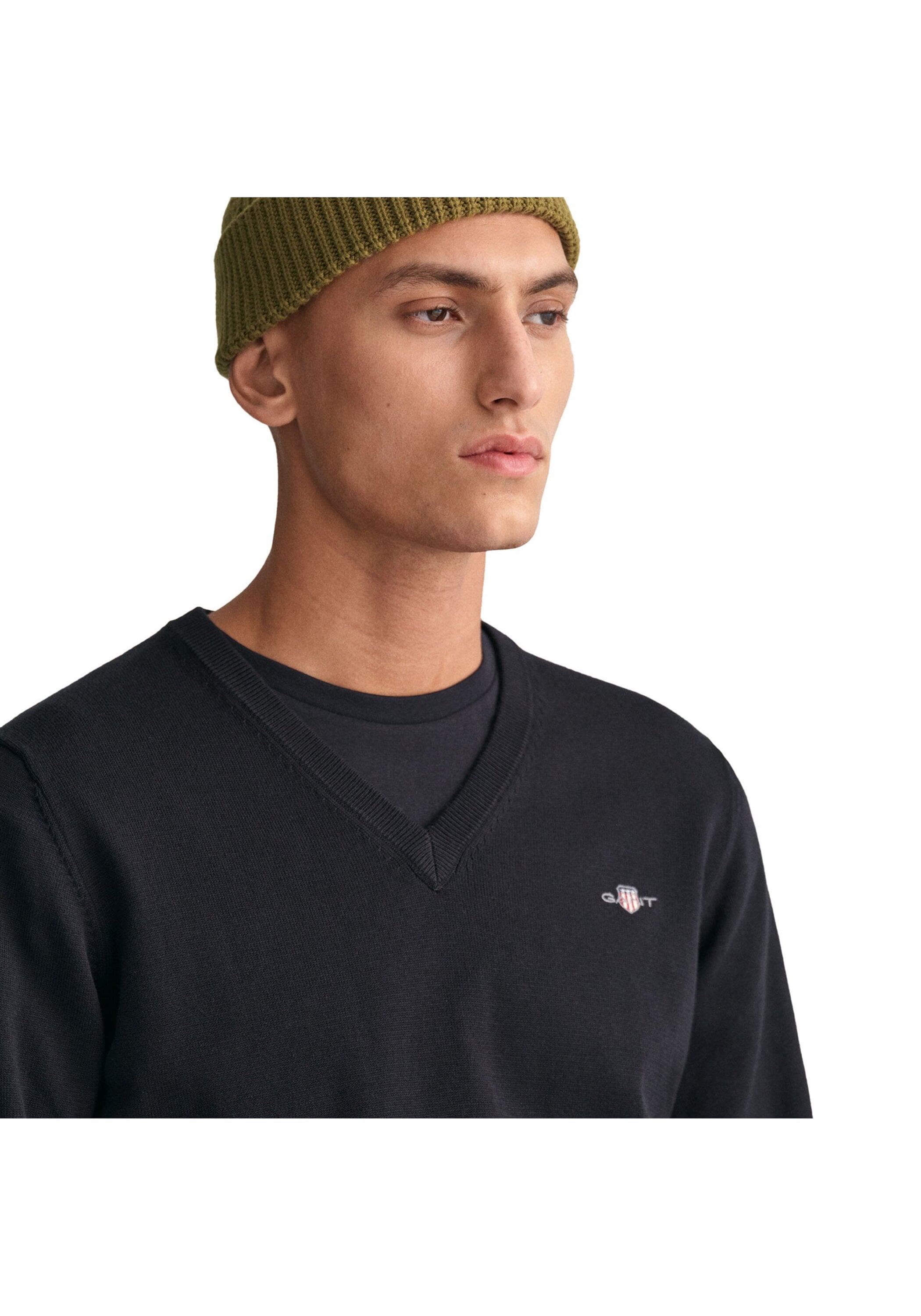 Gant Sweater »Strickpullover CLASSIC COTTON V-NECK«