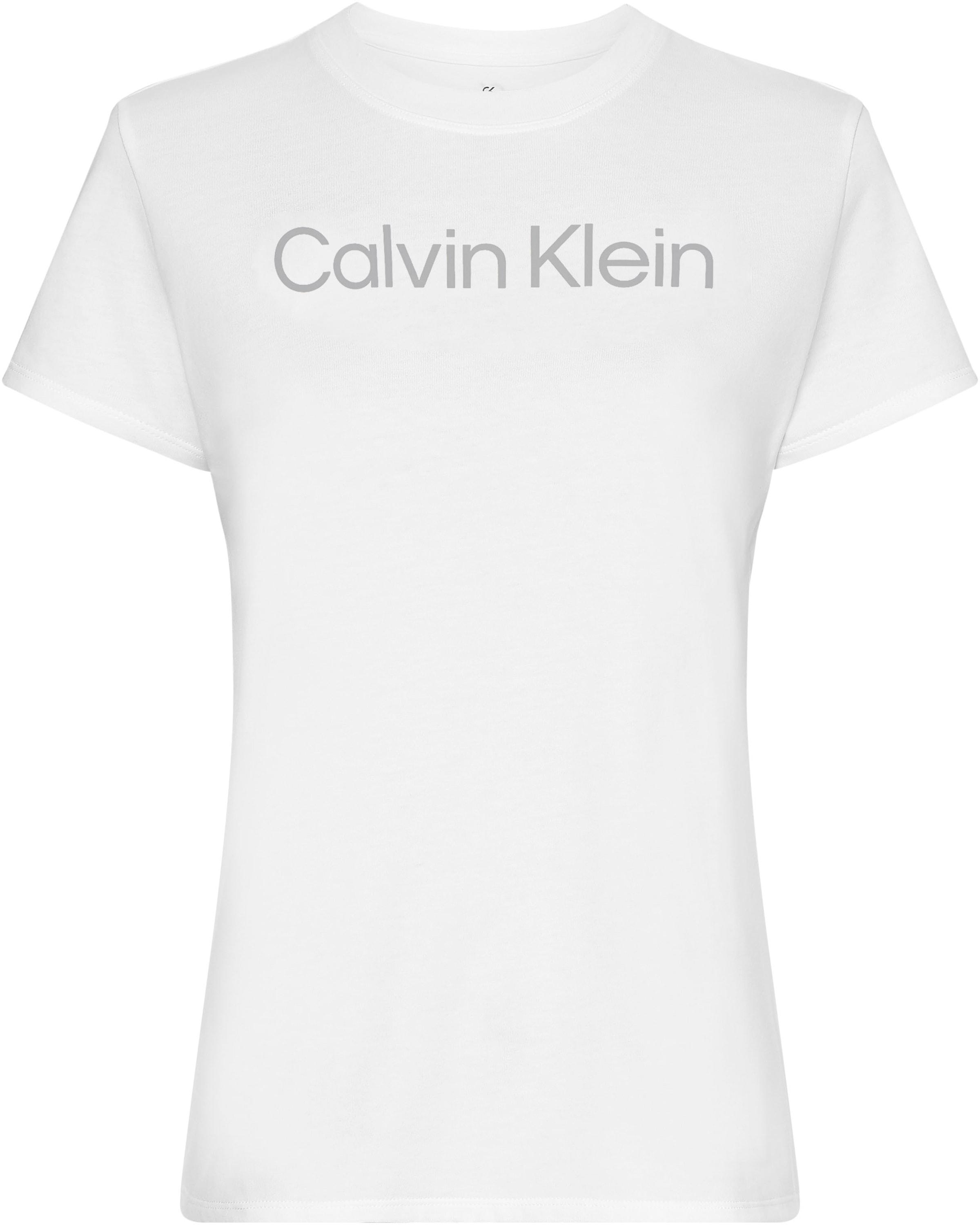 OTTO mit T-Shirt«, SS markantem auf der online Rundhalsshirt Sport Calvin Brust »PW - CK-Schriftzug Klein bei