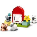 LEGO® Konstruktionsspielsteine »Tierpflege auf dem Bauernhof (10949), LEGO® DUPLO® Town«, (11 St.), Made in Europe