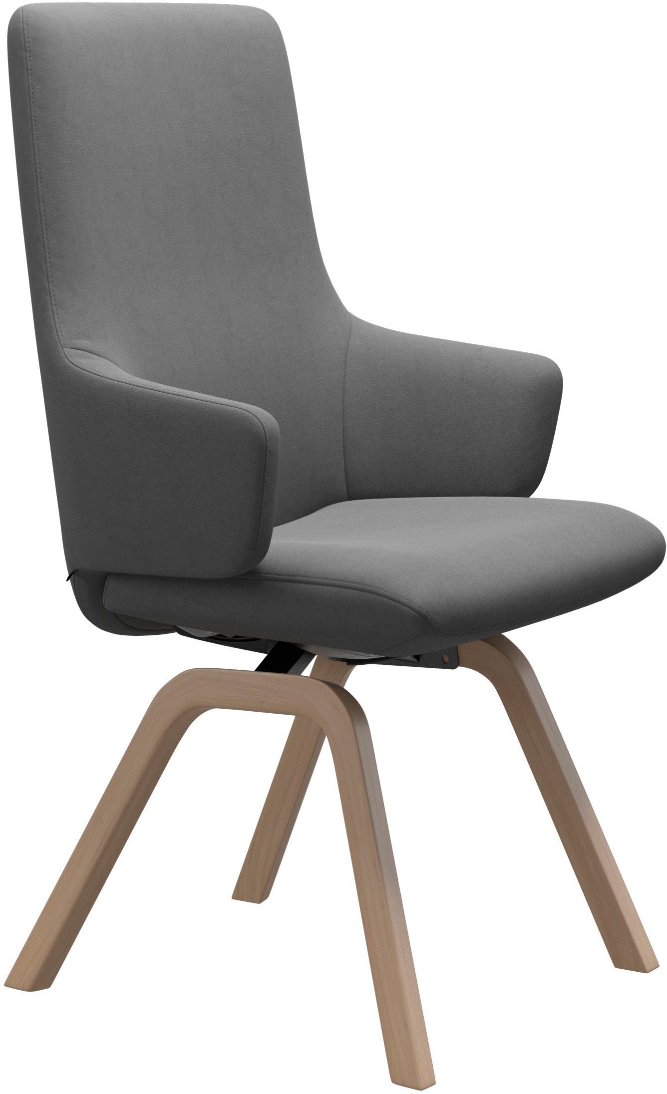 Stressless® Polsterstuhl »Laurel« () High Back mit Armlehne, Größe L, mit schräggestellten Beinen
