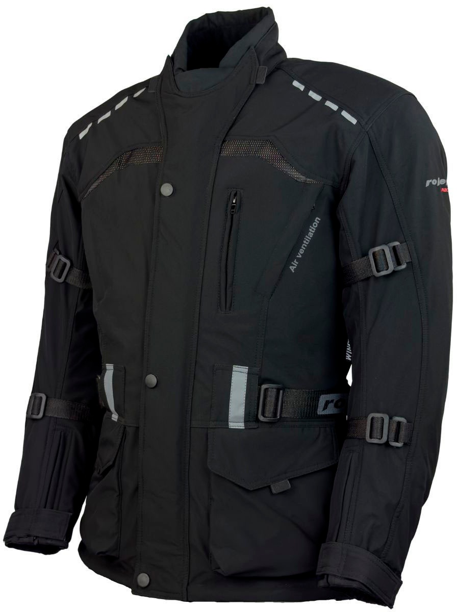 roleff Motorradjacke »RO 1512«, 8 Taschen, 4 Belüftungslöcher, mit Sicherheitsstreifen