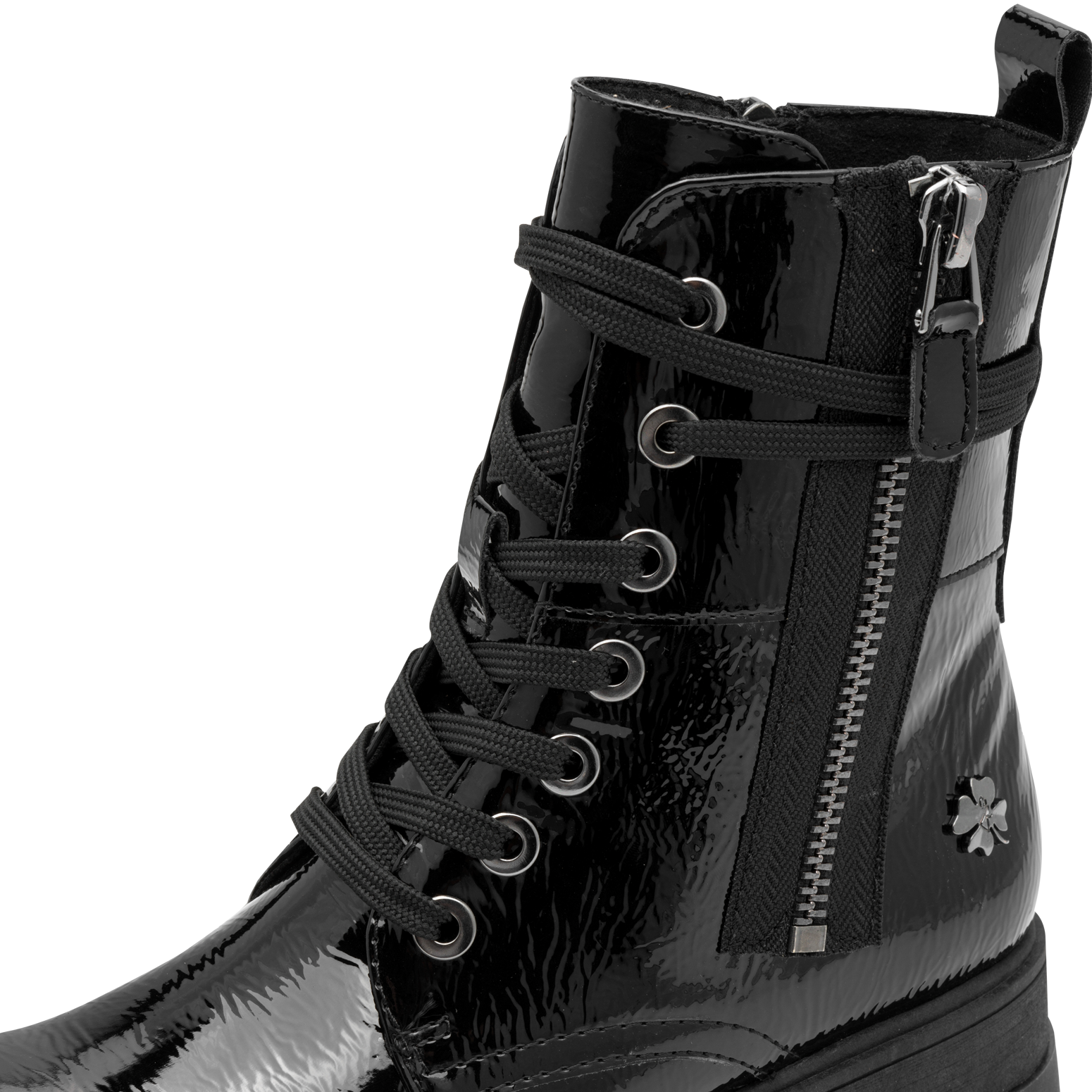 MARCO TOZZI by GMK Schnürboots, Blockabsatz, Schnürboots mit Zierreißverschluss außen