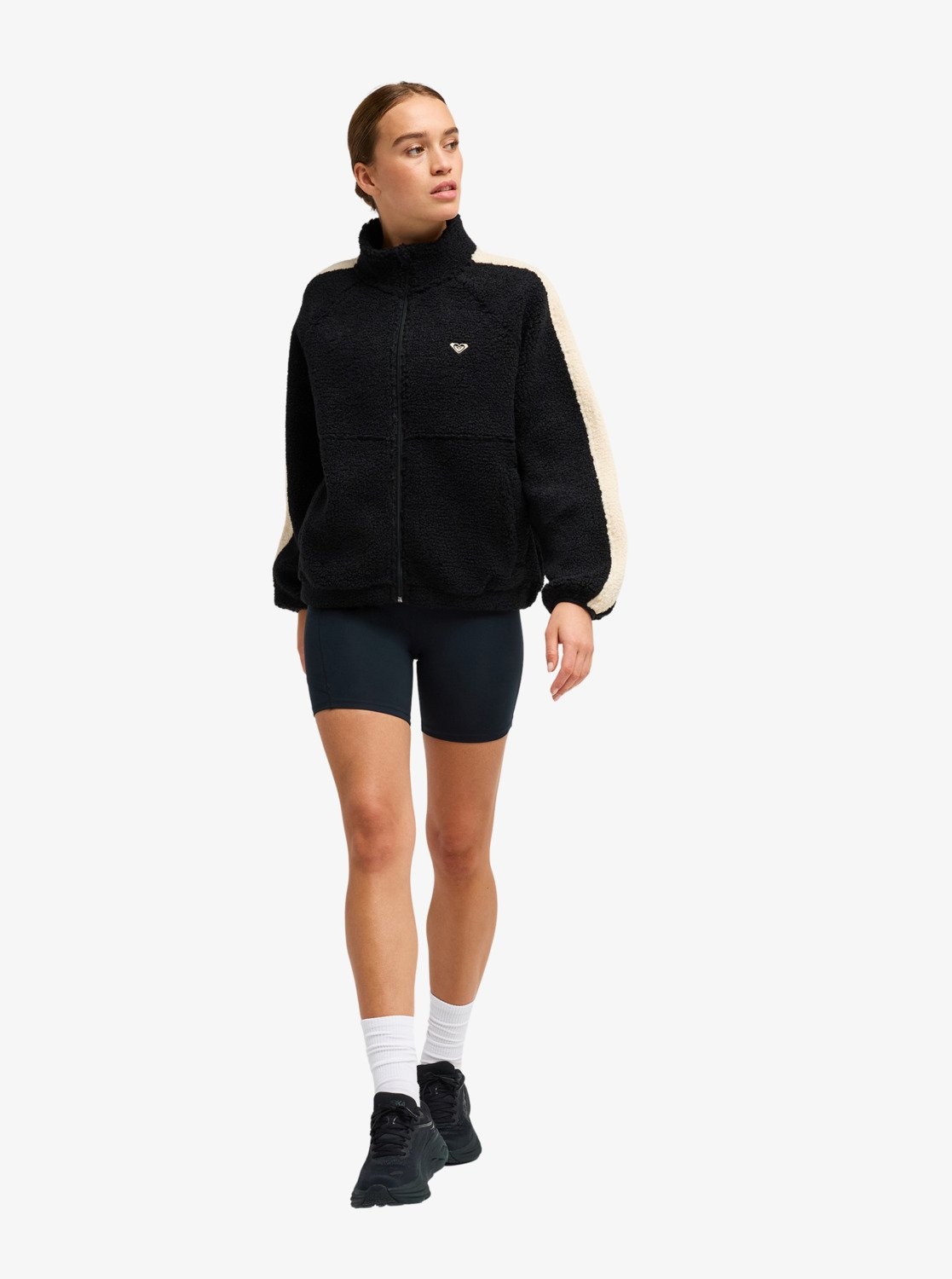 Roxy Fleecejacke »BOUNDLESHORT SLEEVE SPIRIT SOLID ZIP« Langarm, aus Polyester