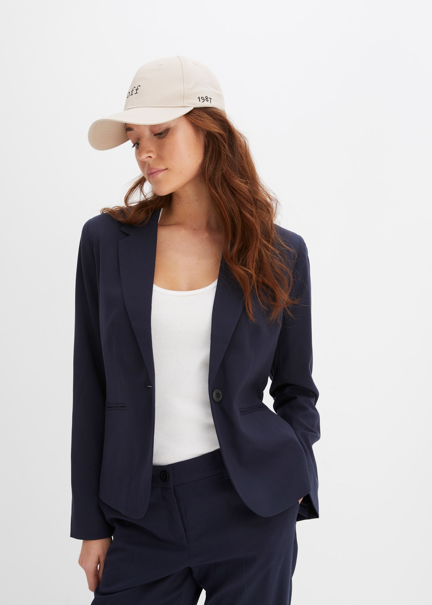 bonprix Jackenblazer »Blazer« festlicher Stil, schmale Passform, mit Paspeltaschen