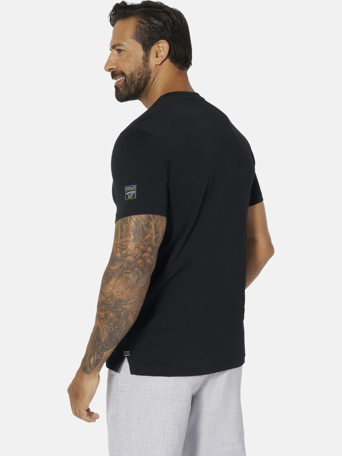 Jan Vanderstorm Rundhalsshirt »Doppelpack T-Shirt ATLE«