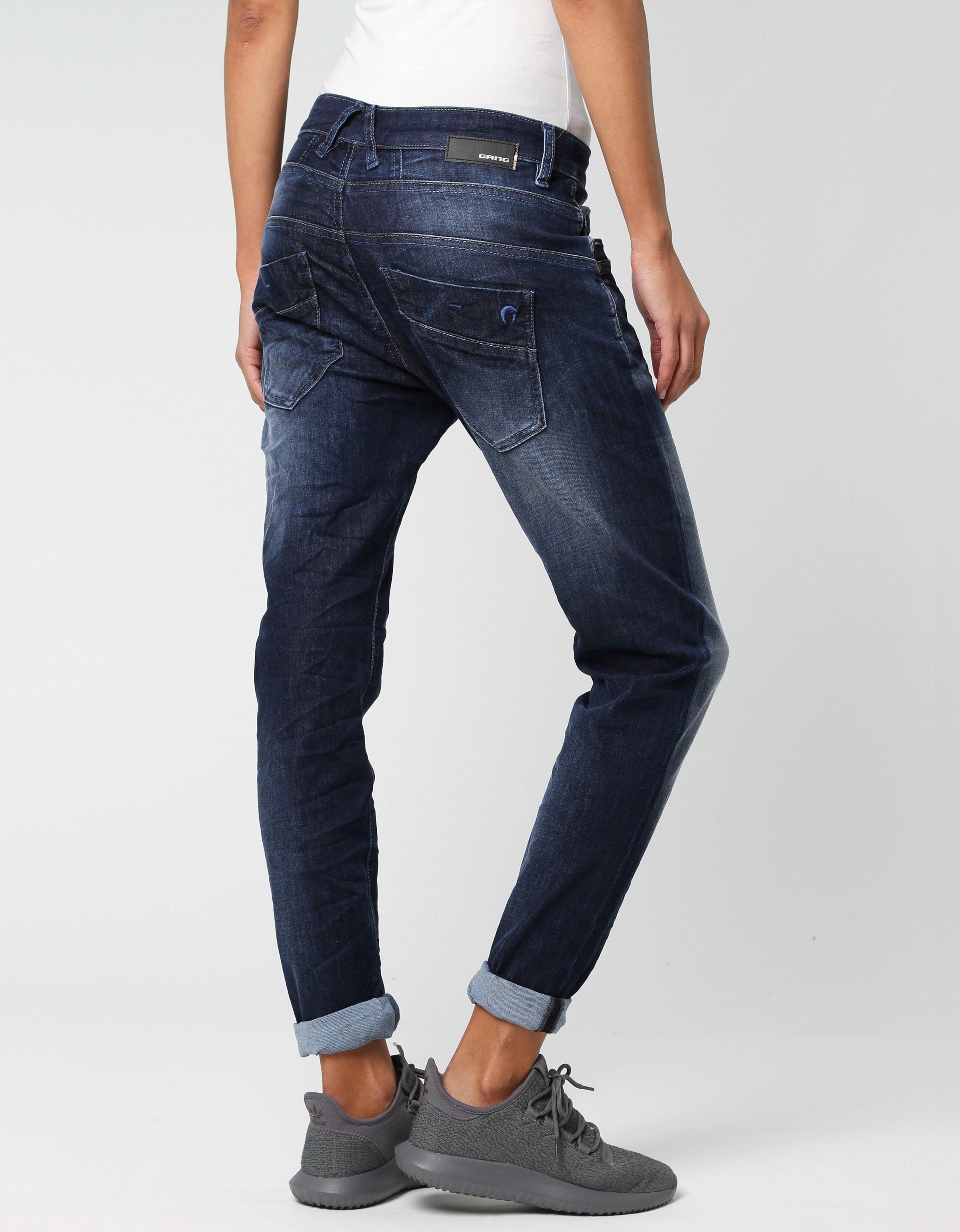 GANG Slim-fit-Jeans »New Georgina«, mit charakteristischen Abnähern quer über den Oberschenkel