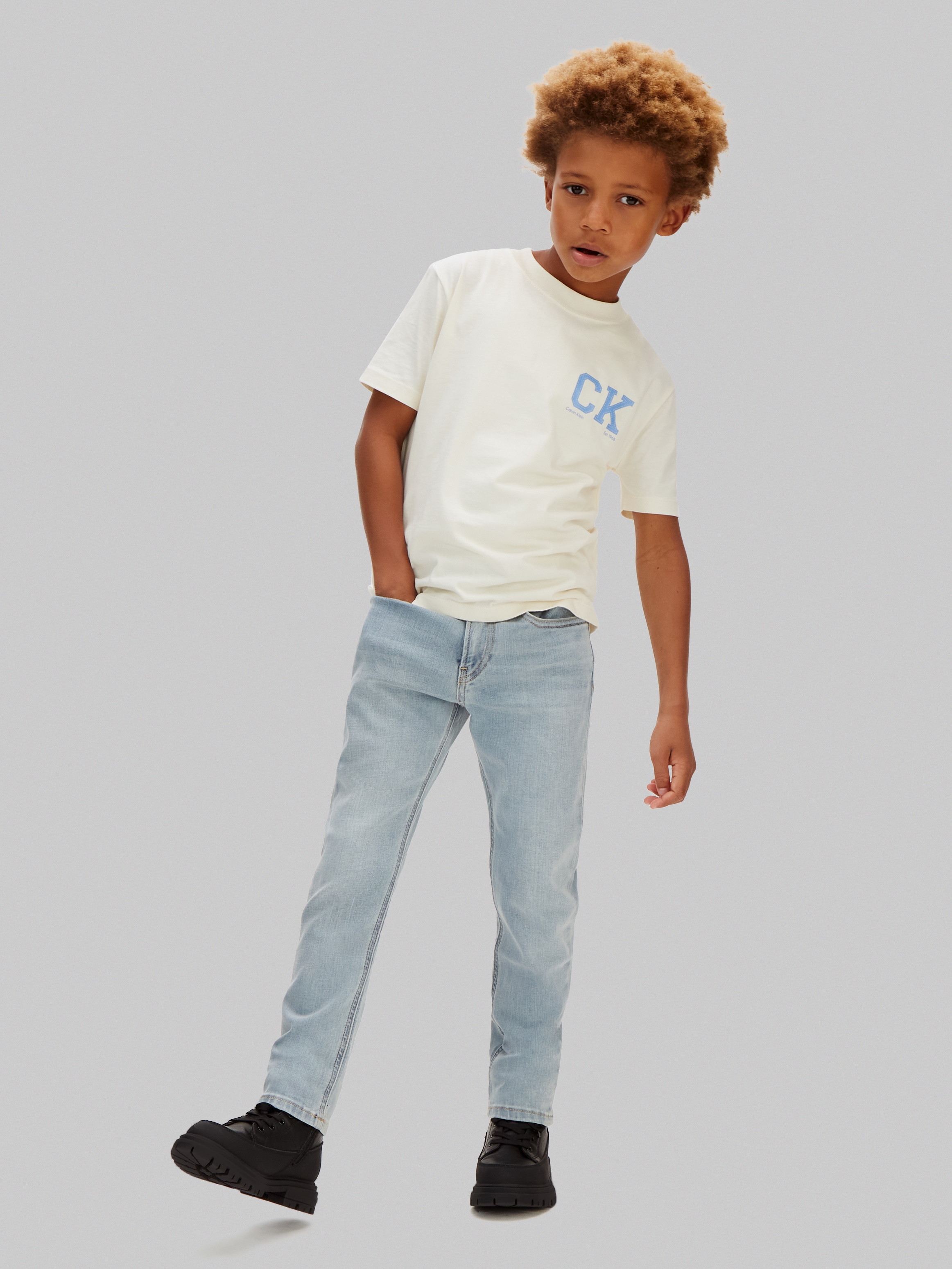 Calvin Klein Jeans Dad-Jeans »ANDREW WASH DAD« Regular fit für Kinder mit Taschen