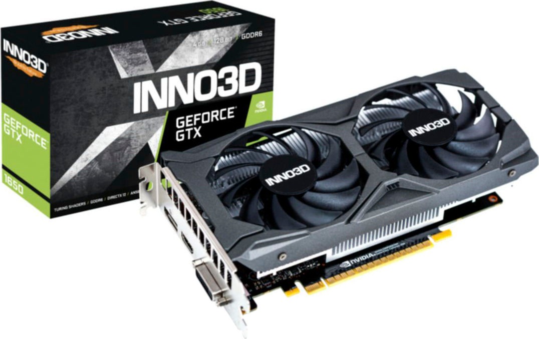 Inno3D Grafikkarte »GTX 1650 GTX 1650 4GB GDDR6 Twin X2 OC V2«, 4 GB, GDDR6, Twin... kaufen