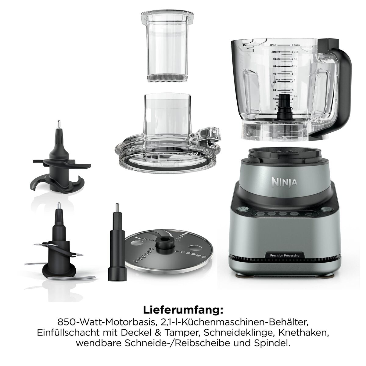 NINJA Küchenmaschine »PrecisionPro Küchenmaschine BZ651EU«