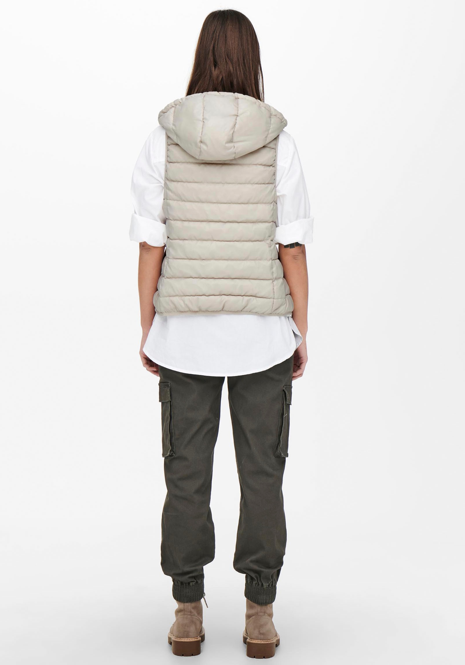 ONLY Steppweste »ONLNEWTAHOE HOOD WAISTCOAT OTW NOOS«