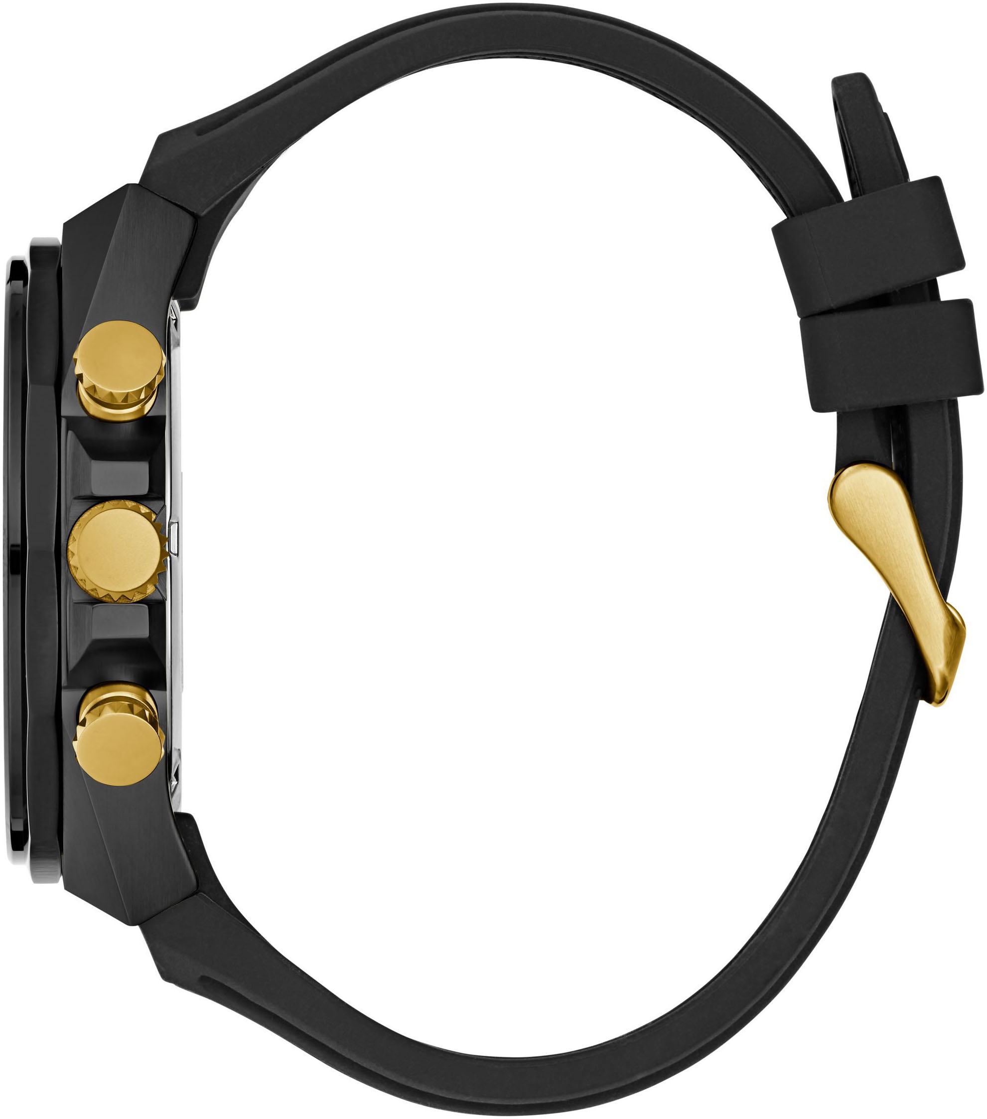 Guess Multifunktionsuhr »D1« Quarzuhr, Armbanduhr, Herrenuhr, Datum, Wochentag, Silikonarmband