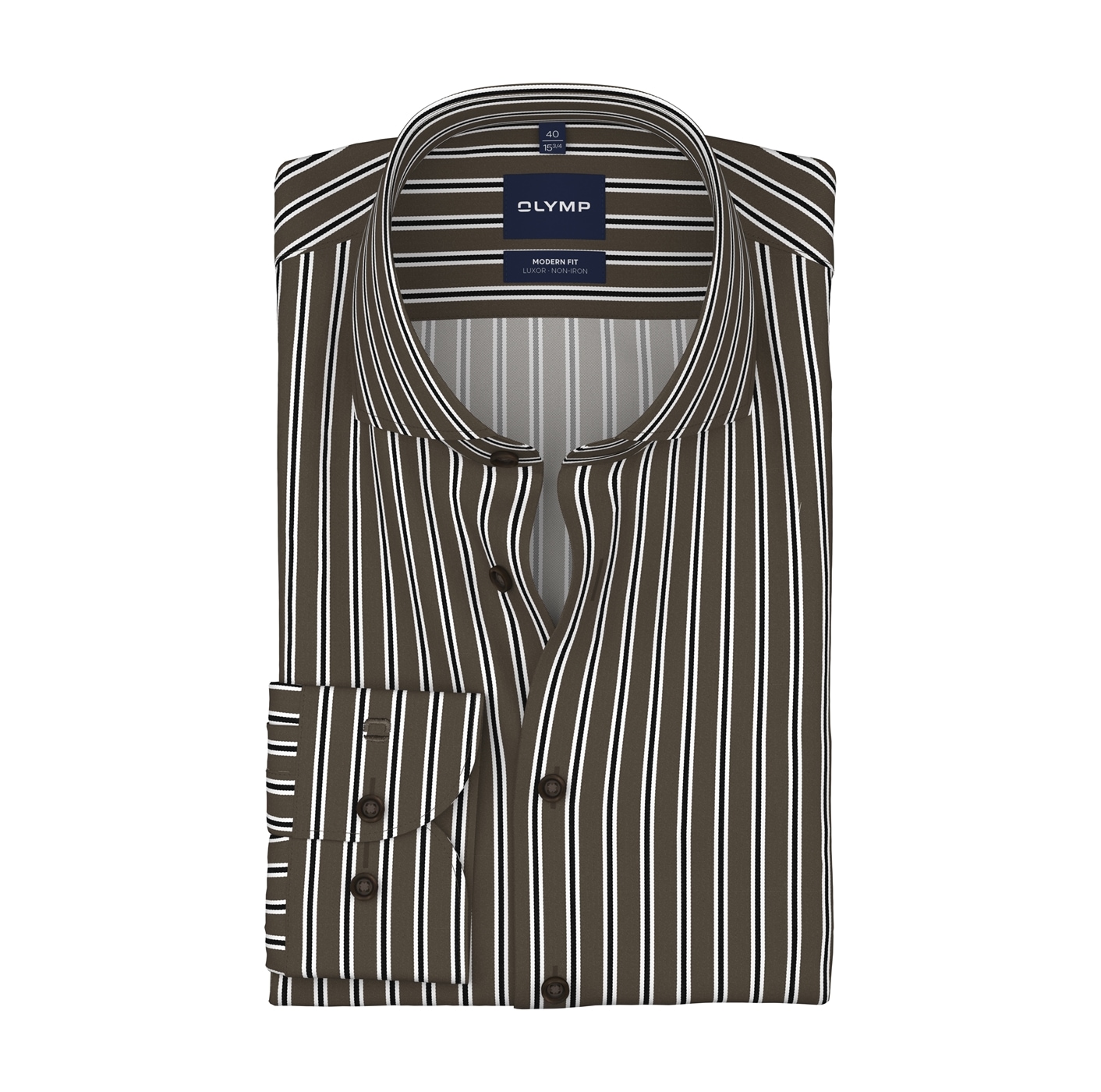 OLYMP Langarmhemd »Luxor« Businesshemd, Kentkragen, Modern Fit